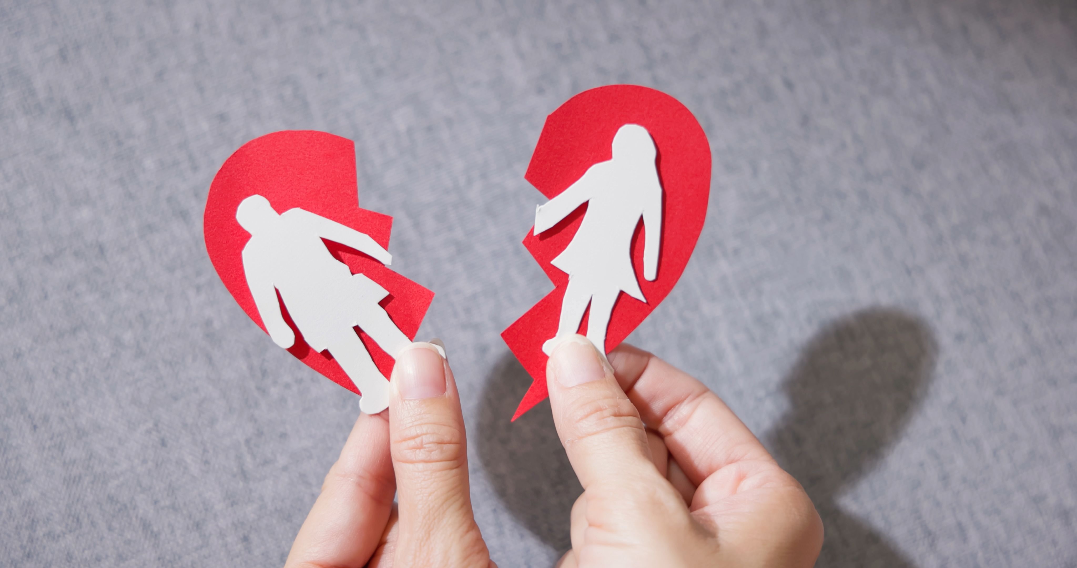 Divorce breakup concept