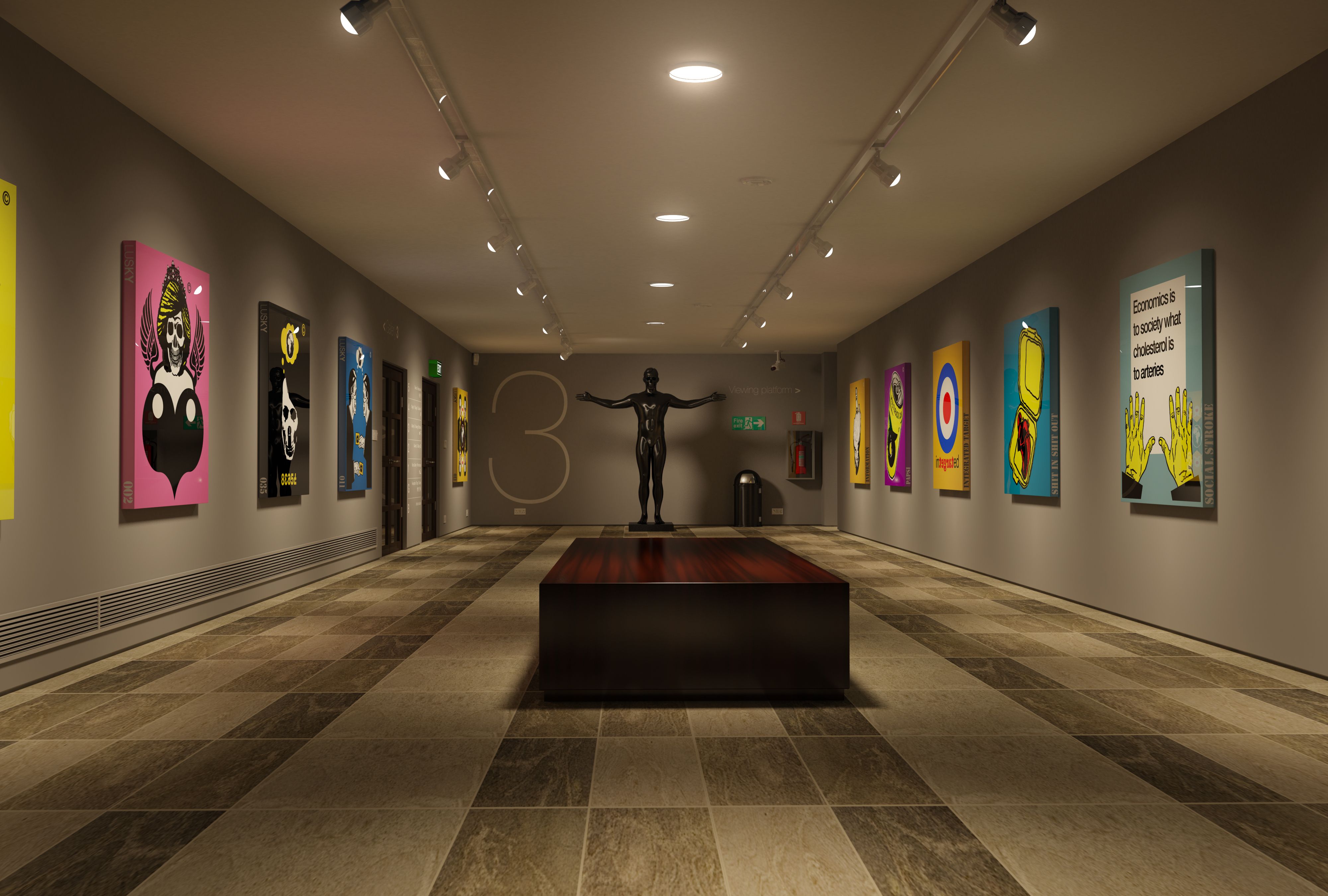 art gallery interior