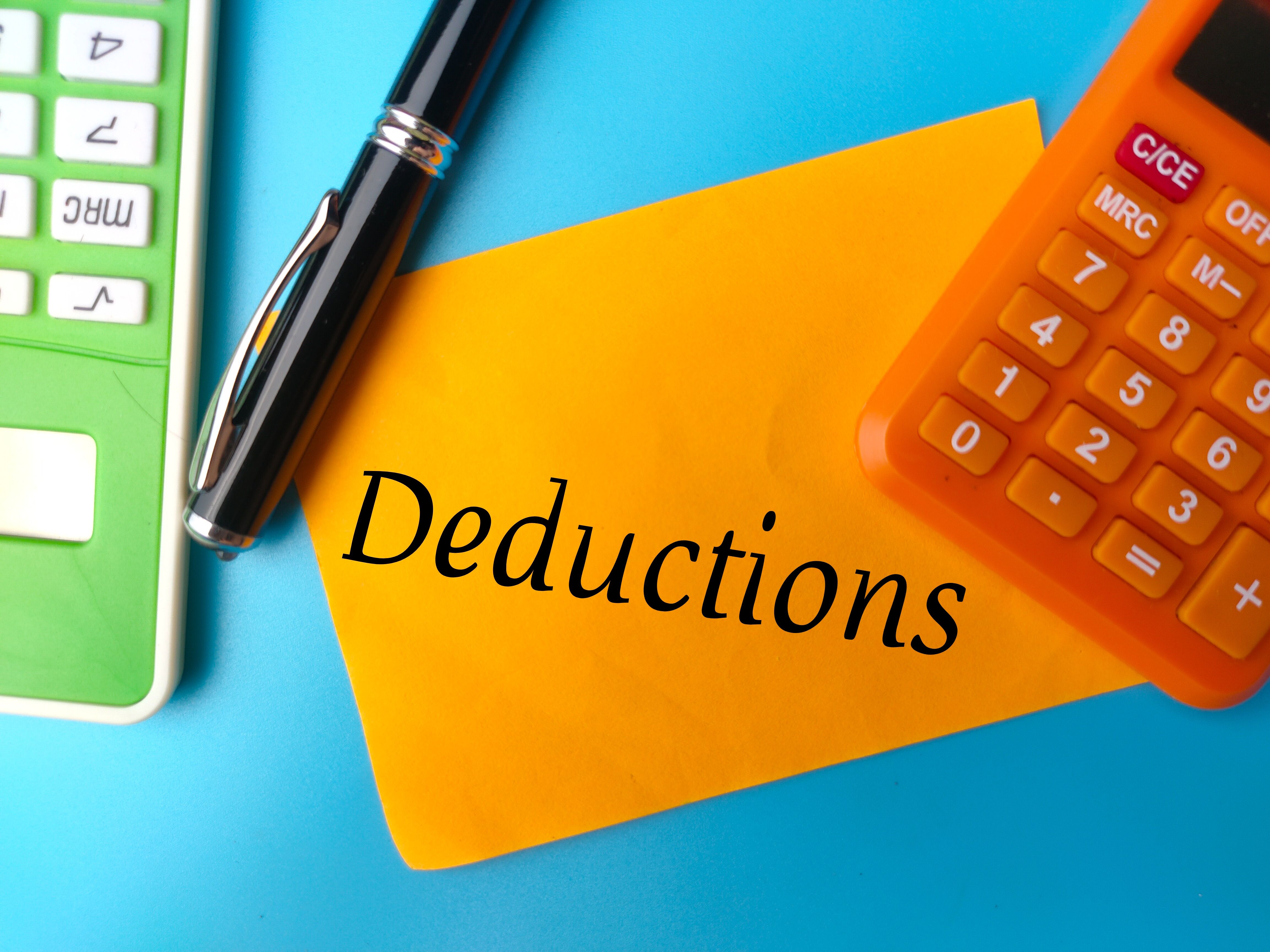 deduction credit documents