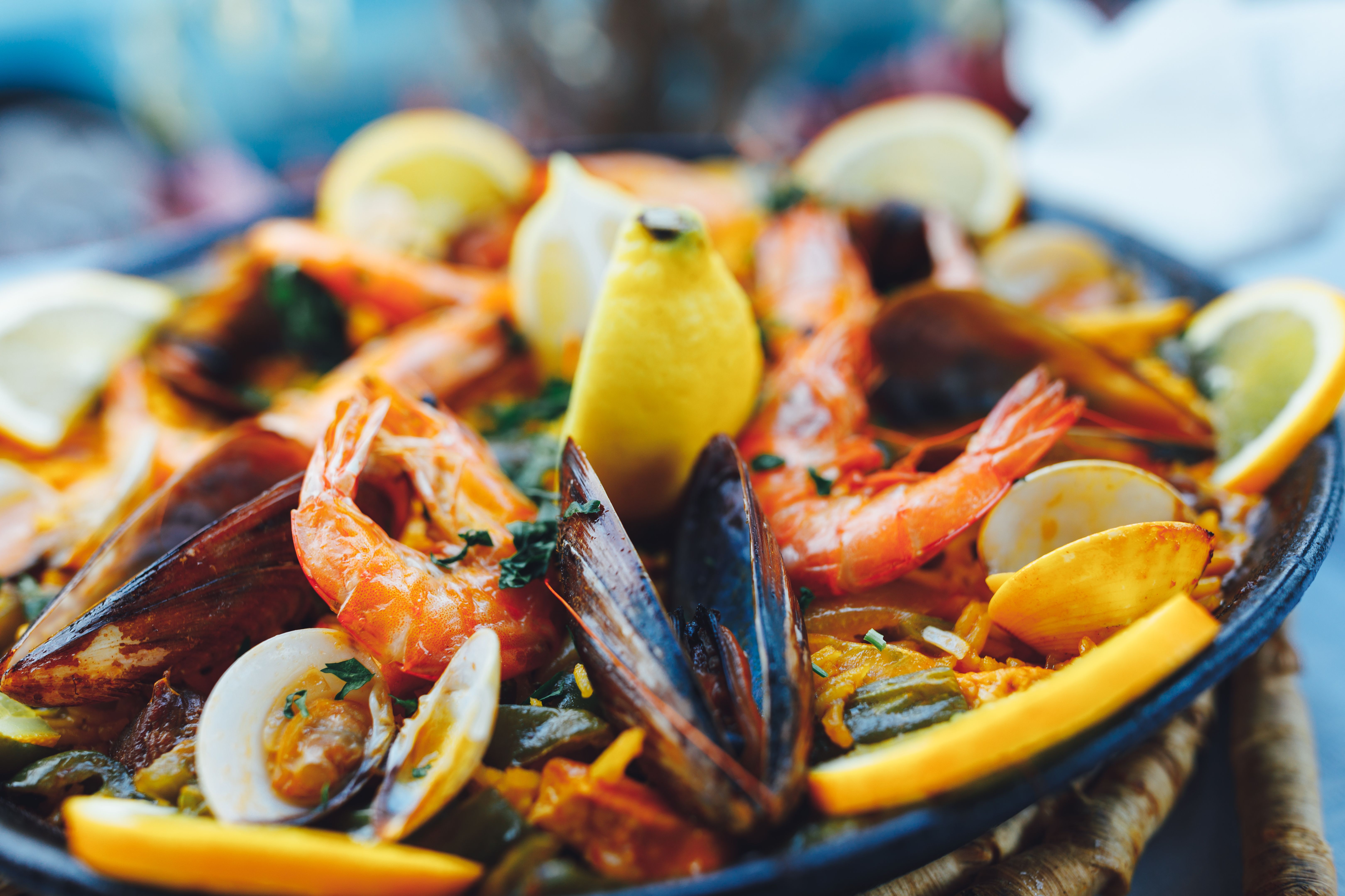 paella seafood