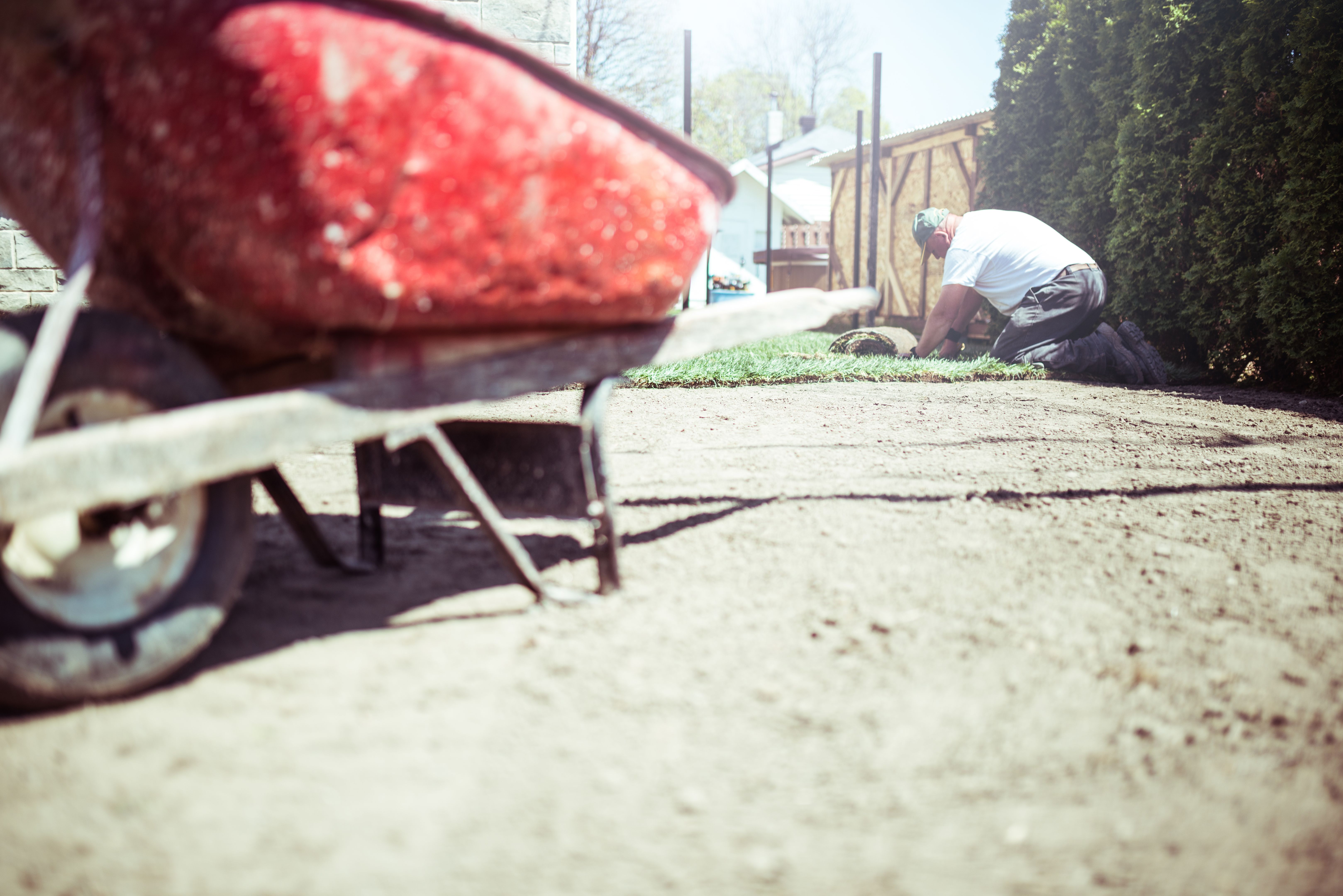 outdoor space preparation