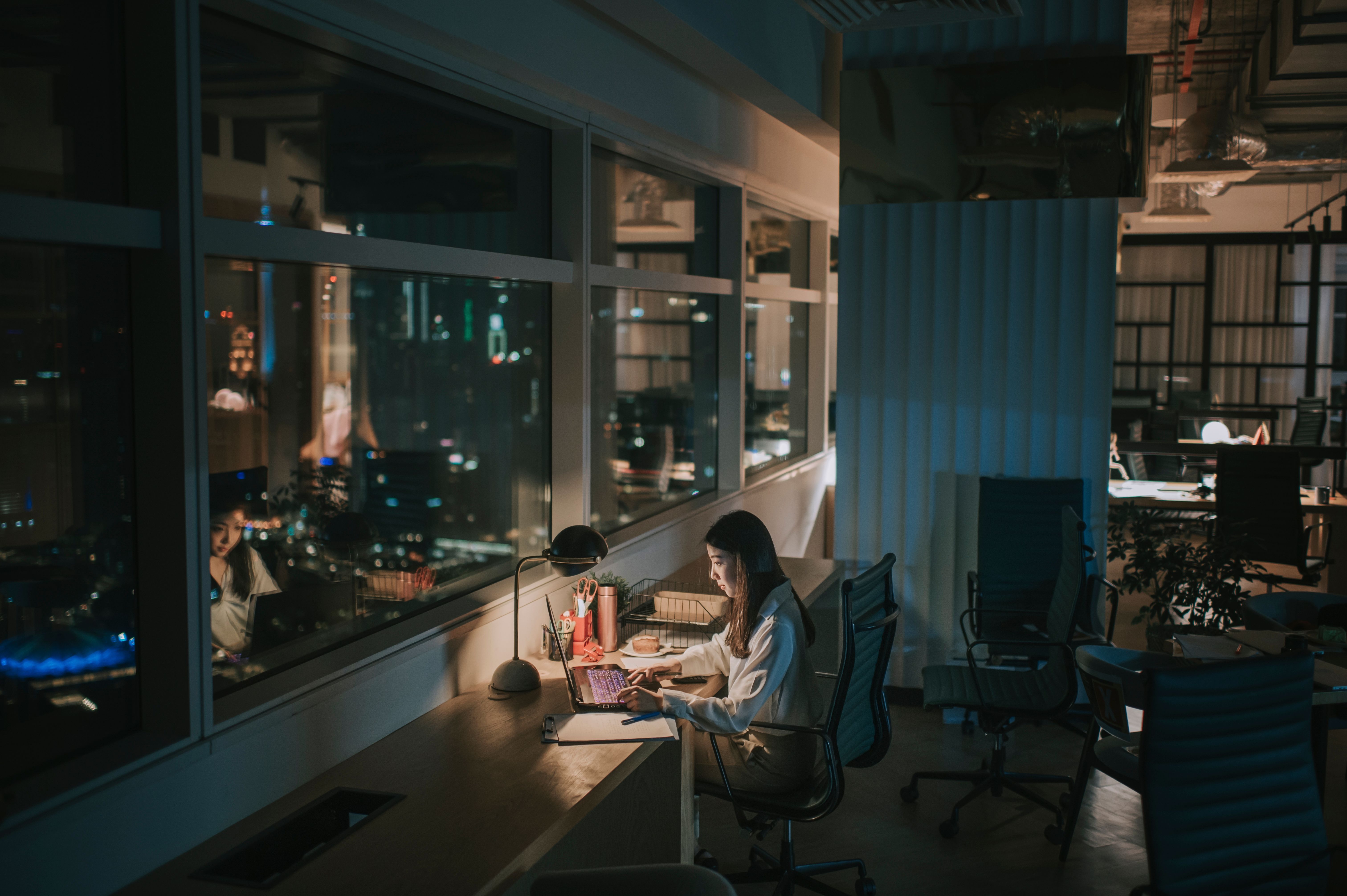 busy office