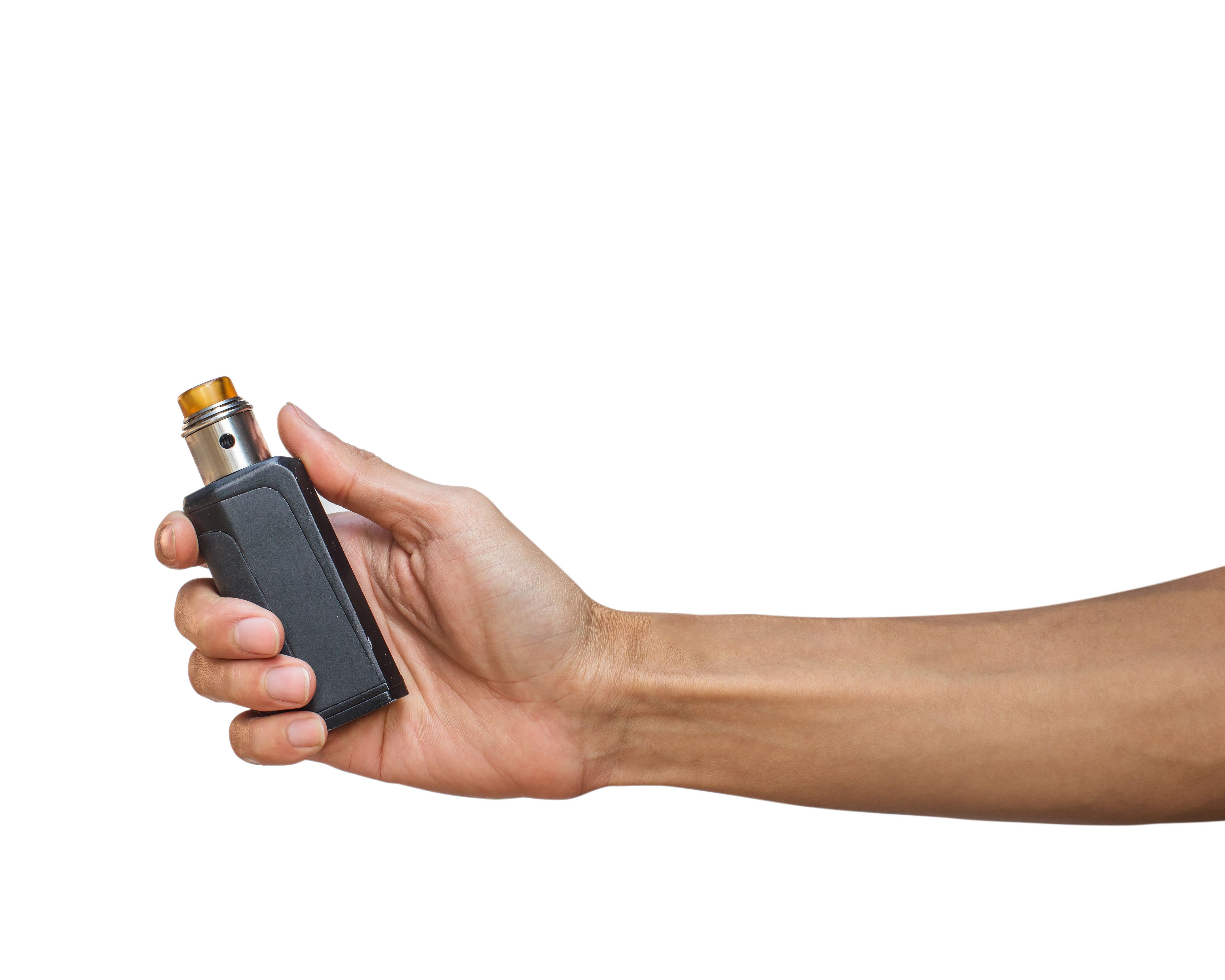 hand holding vape