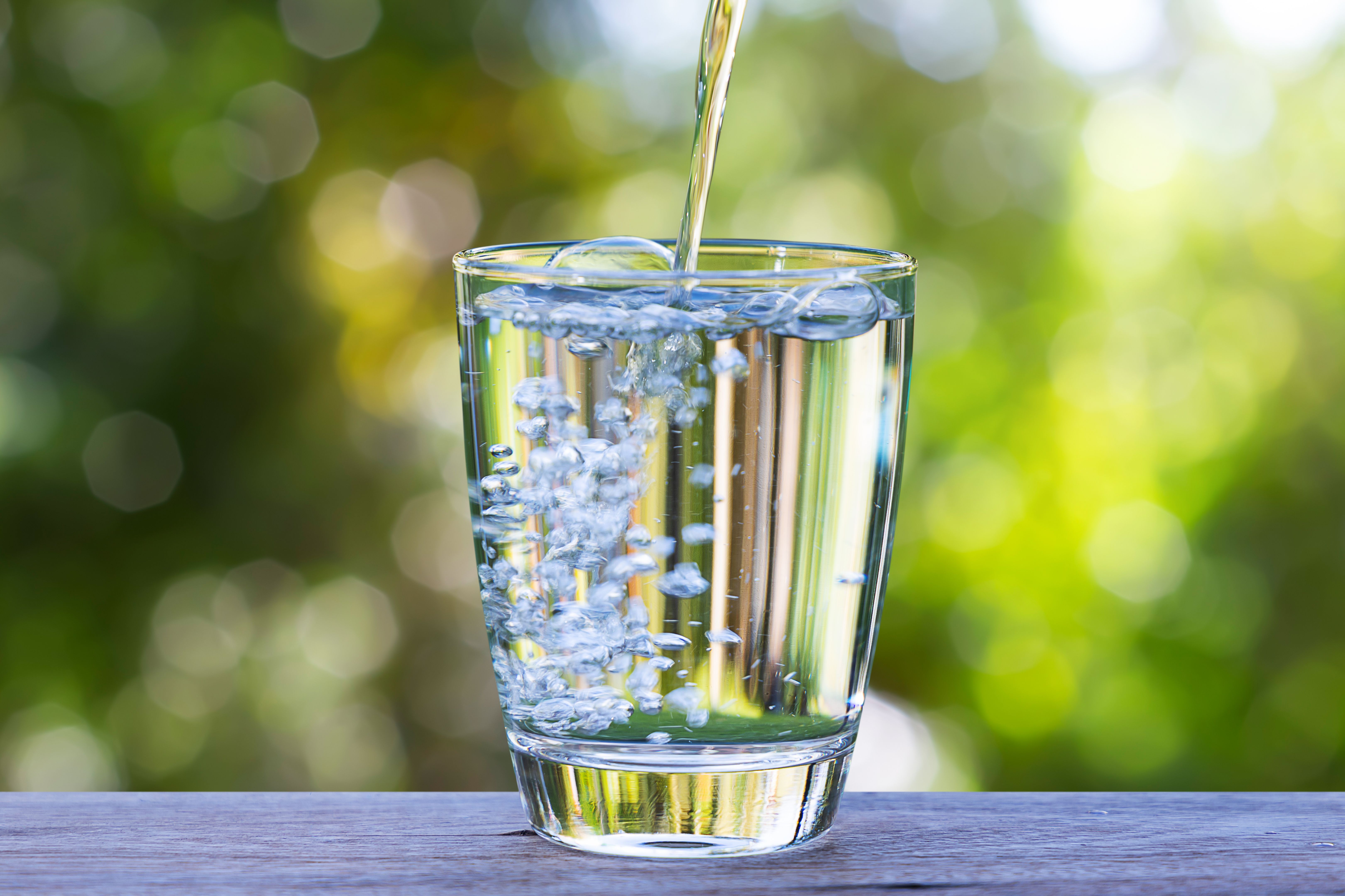 drinking water