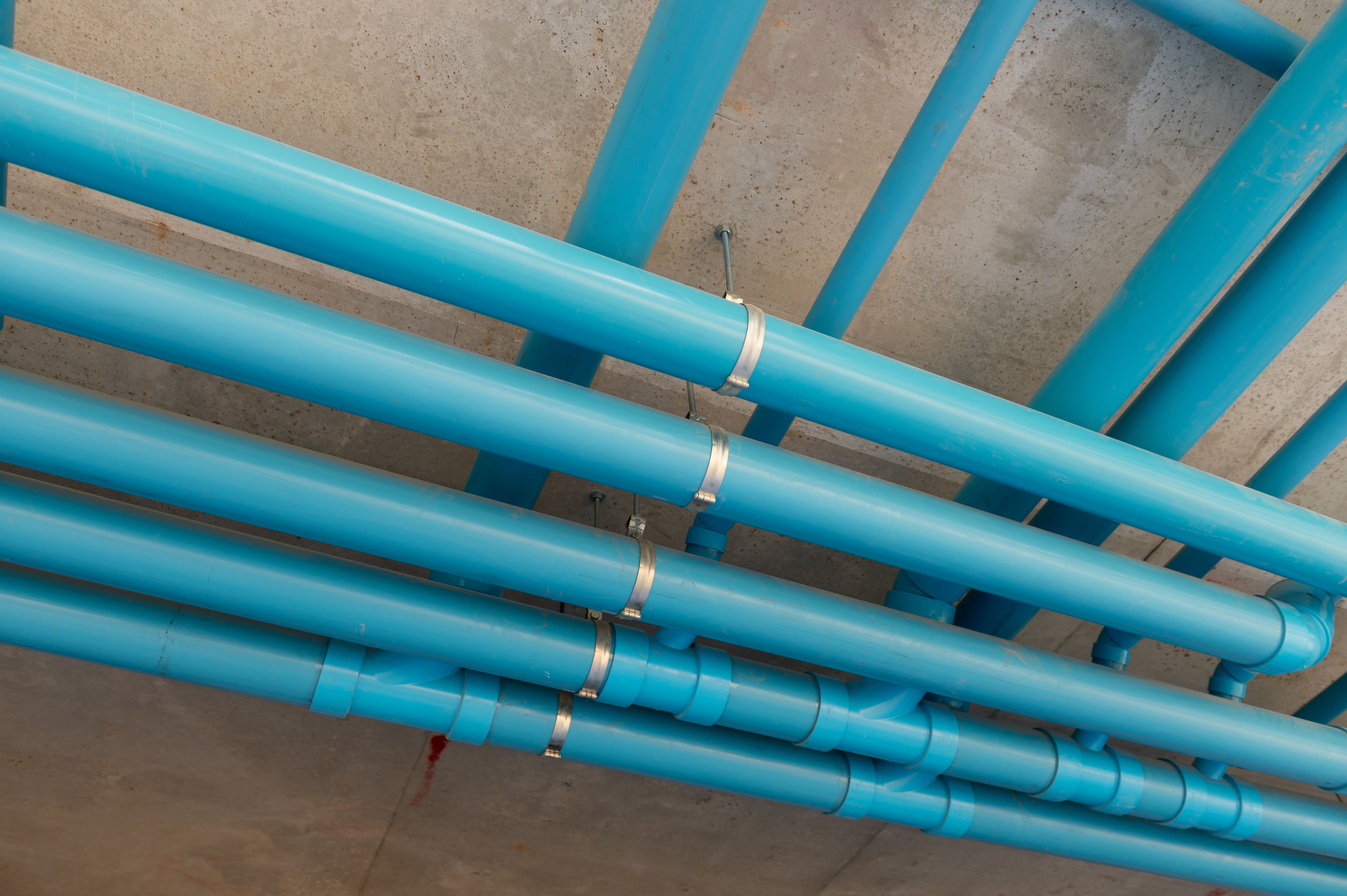 plastic pipes