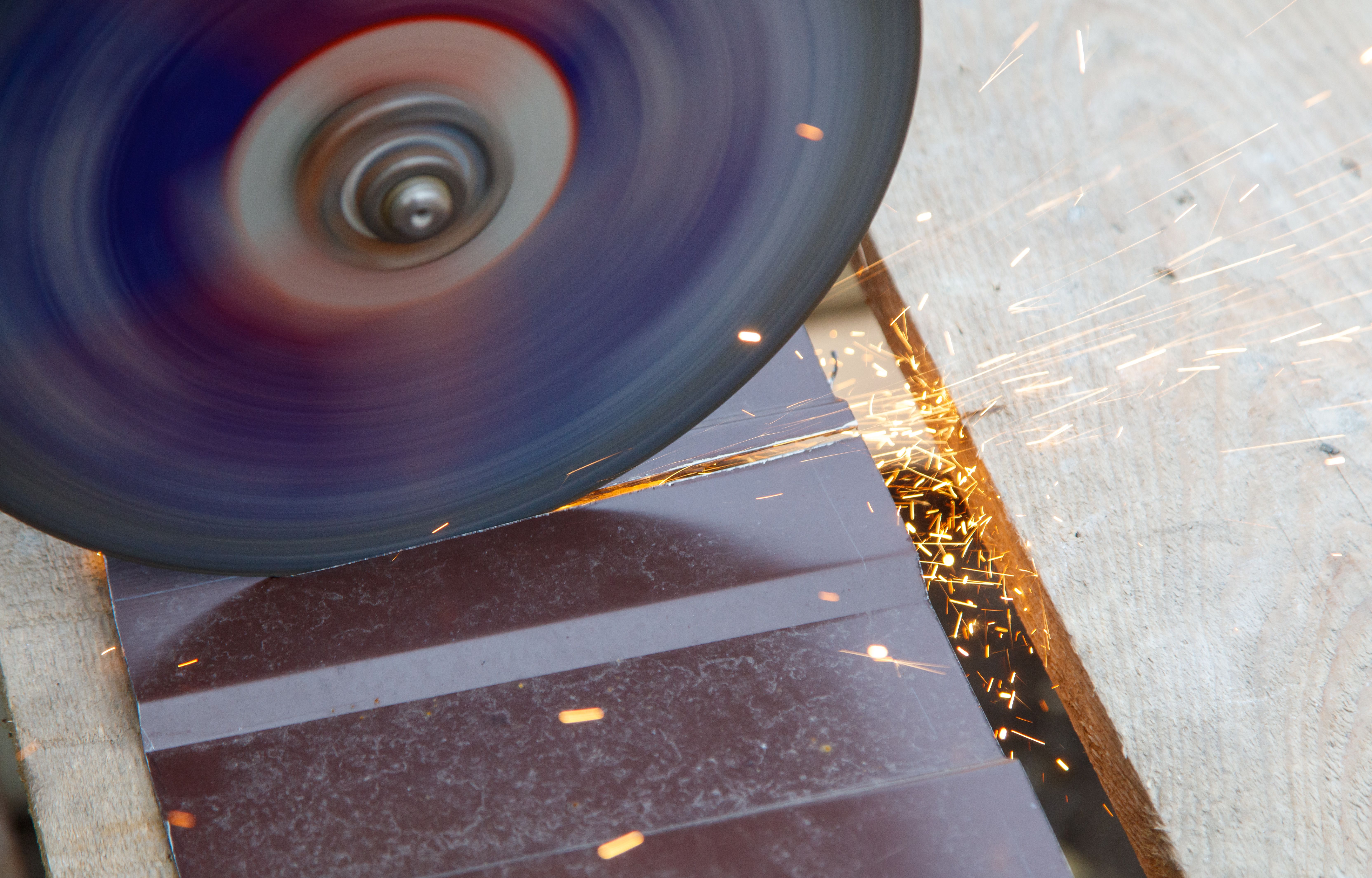 cutting wood