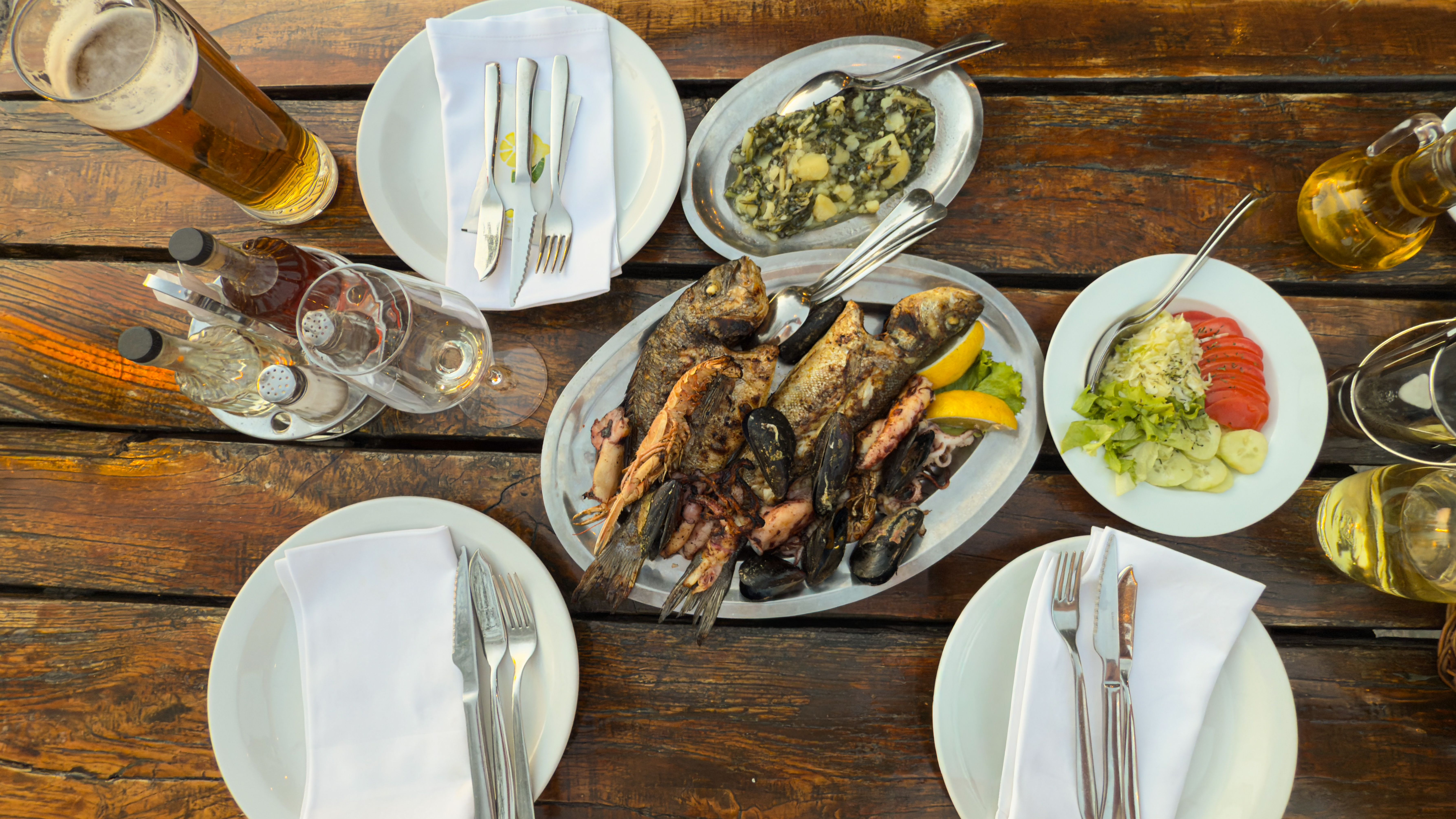 croatian seafood meal