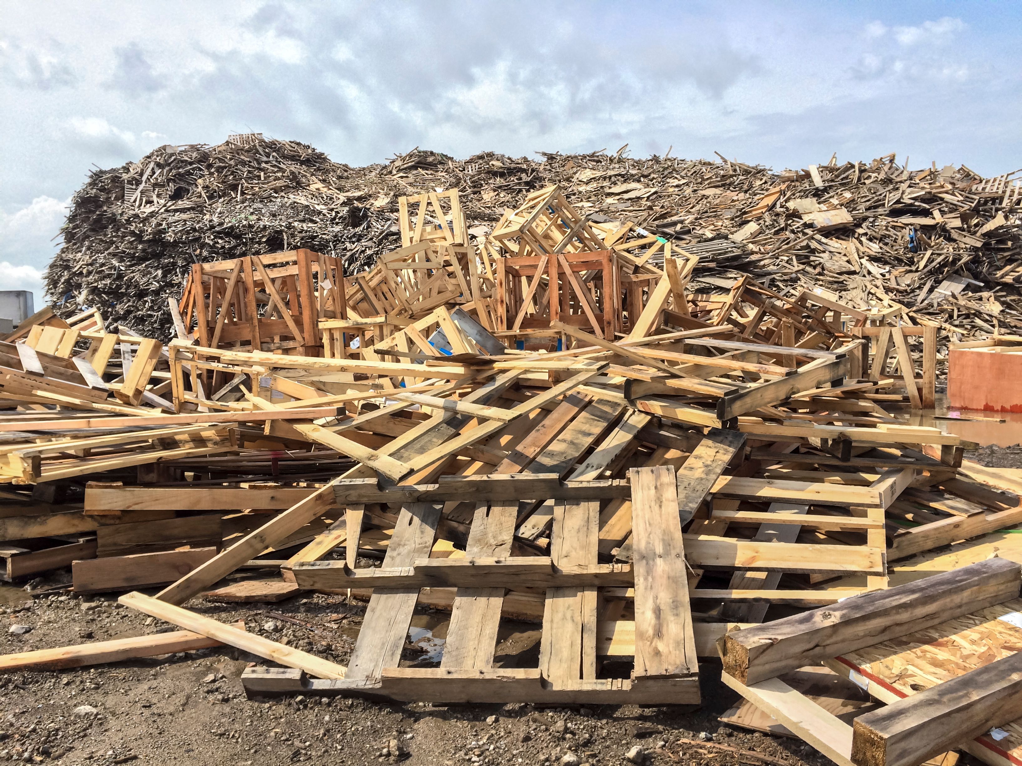 recycled wood pallets