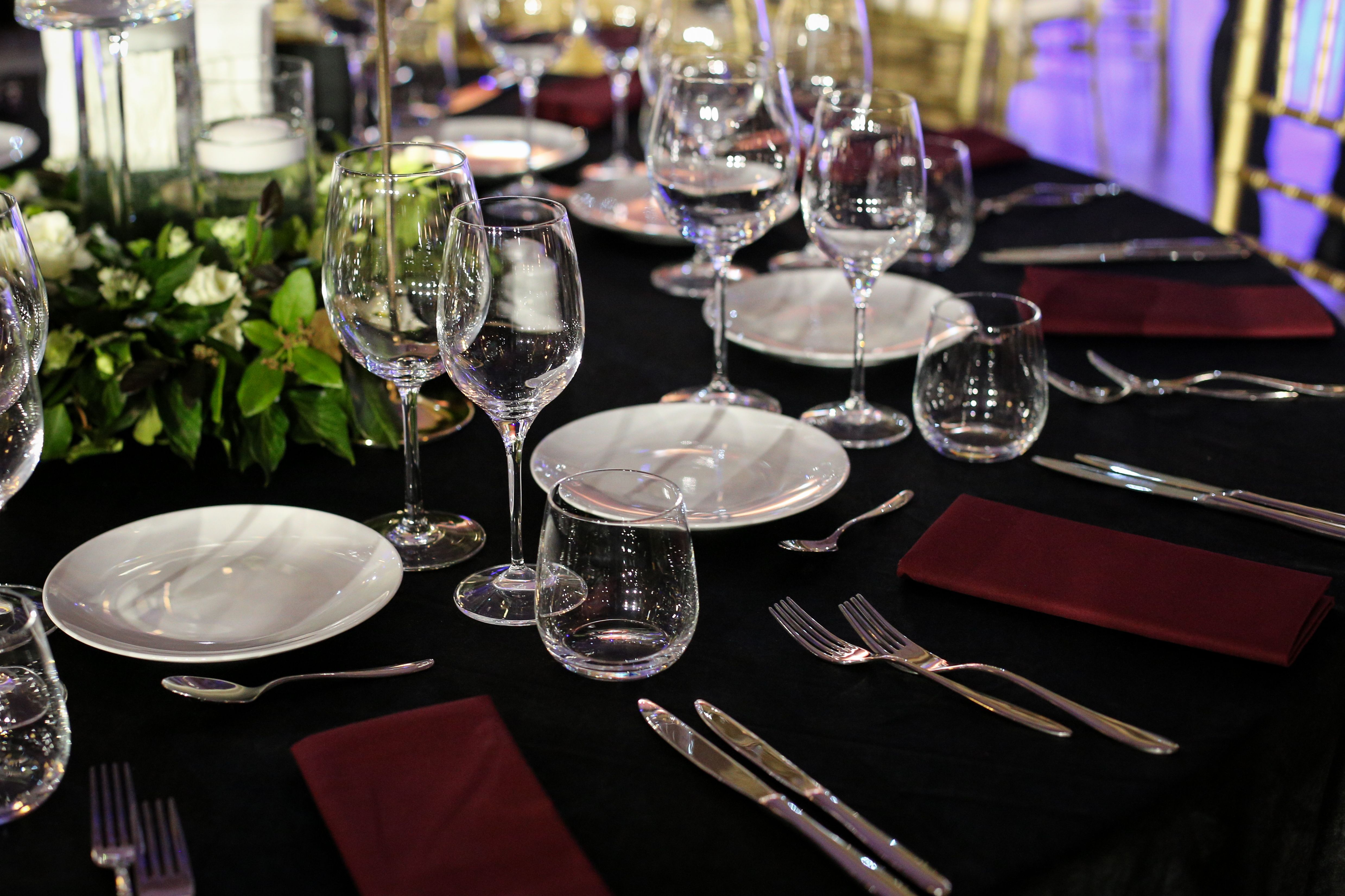 dining table setup