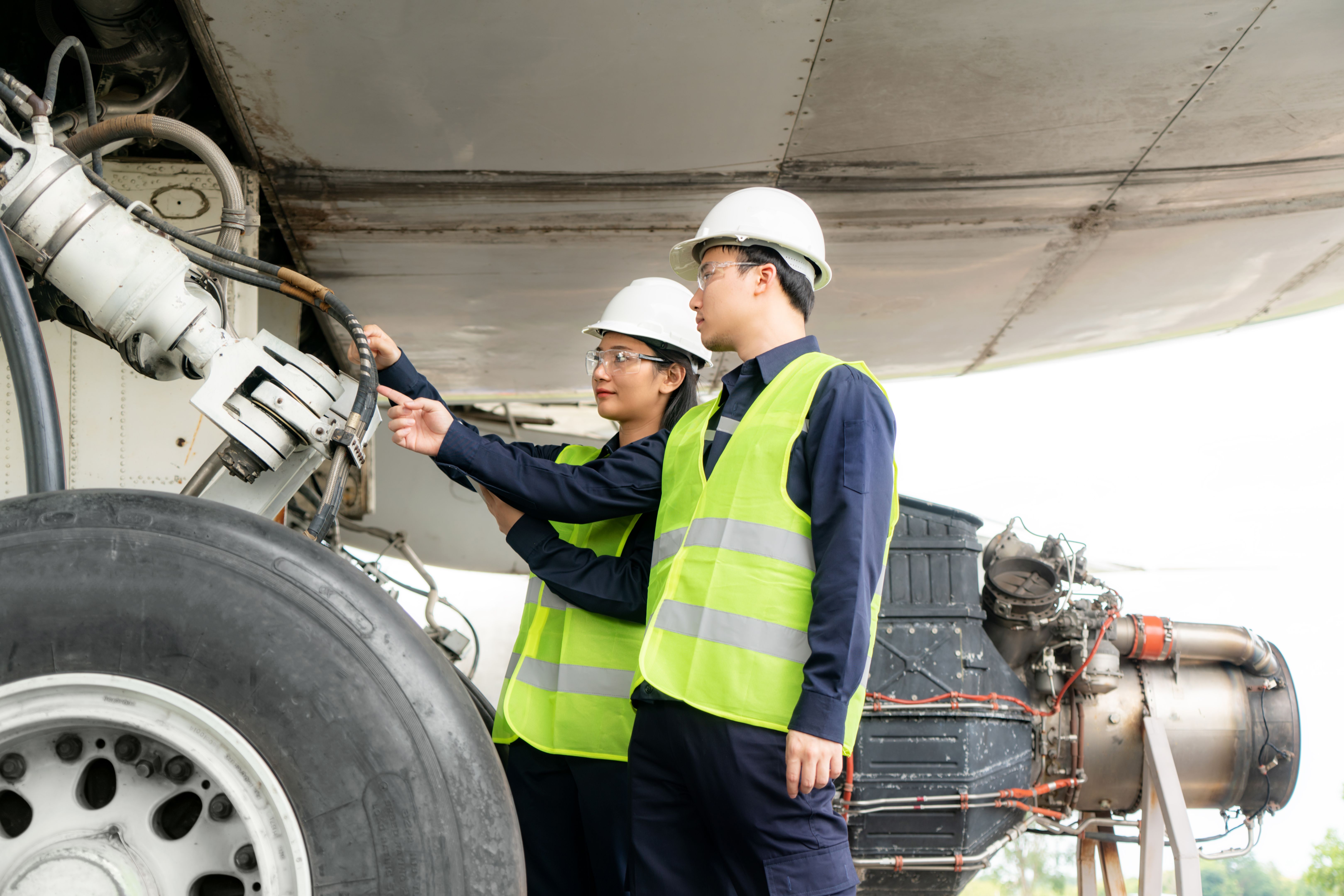 aircraft maintenance team