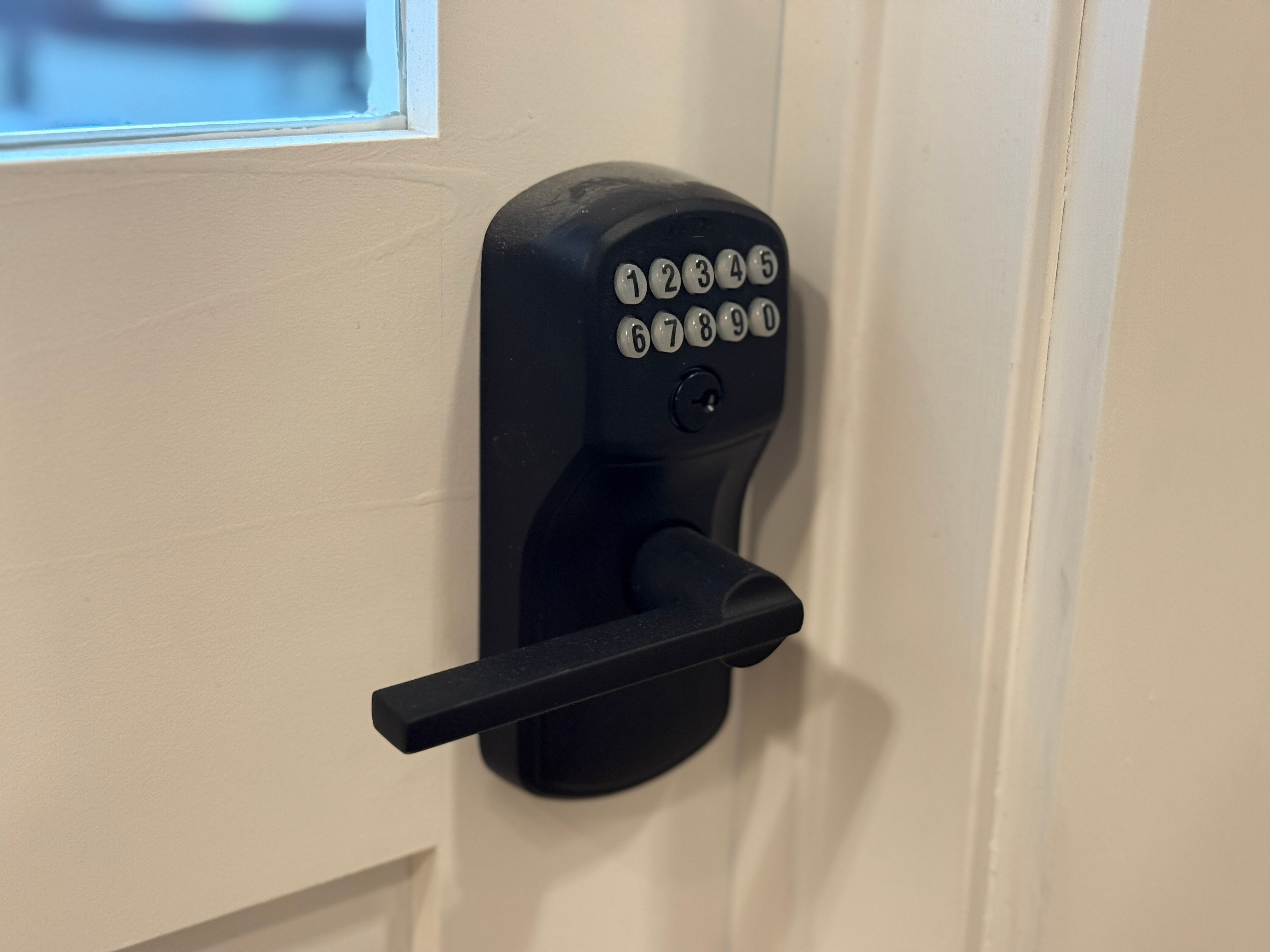 smart lock closeup