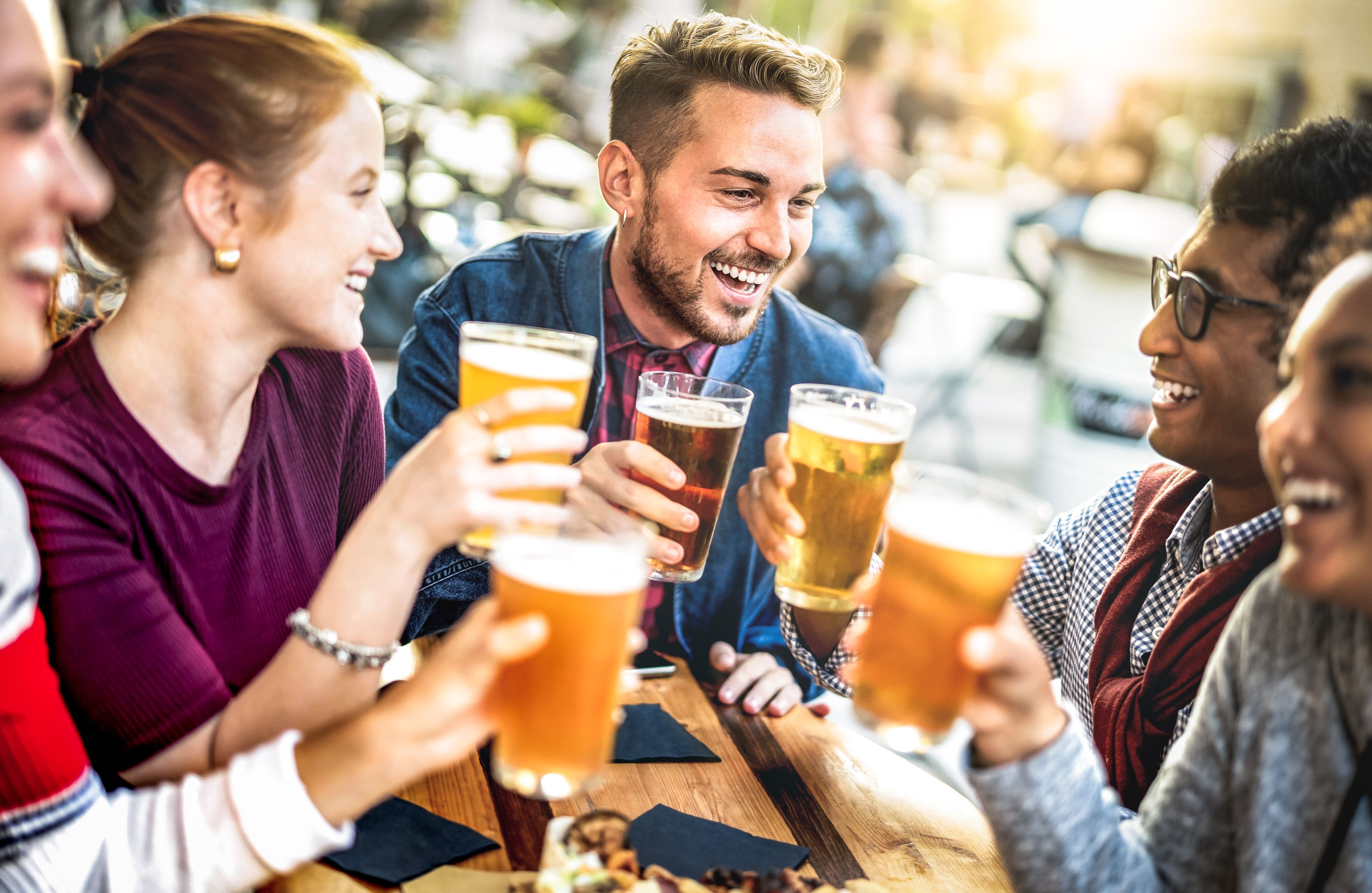 summer beer garden