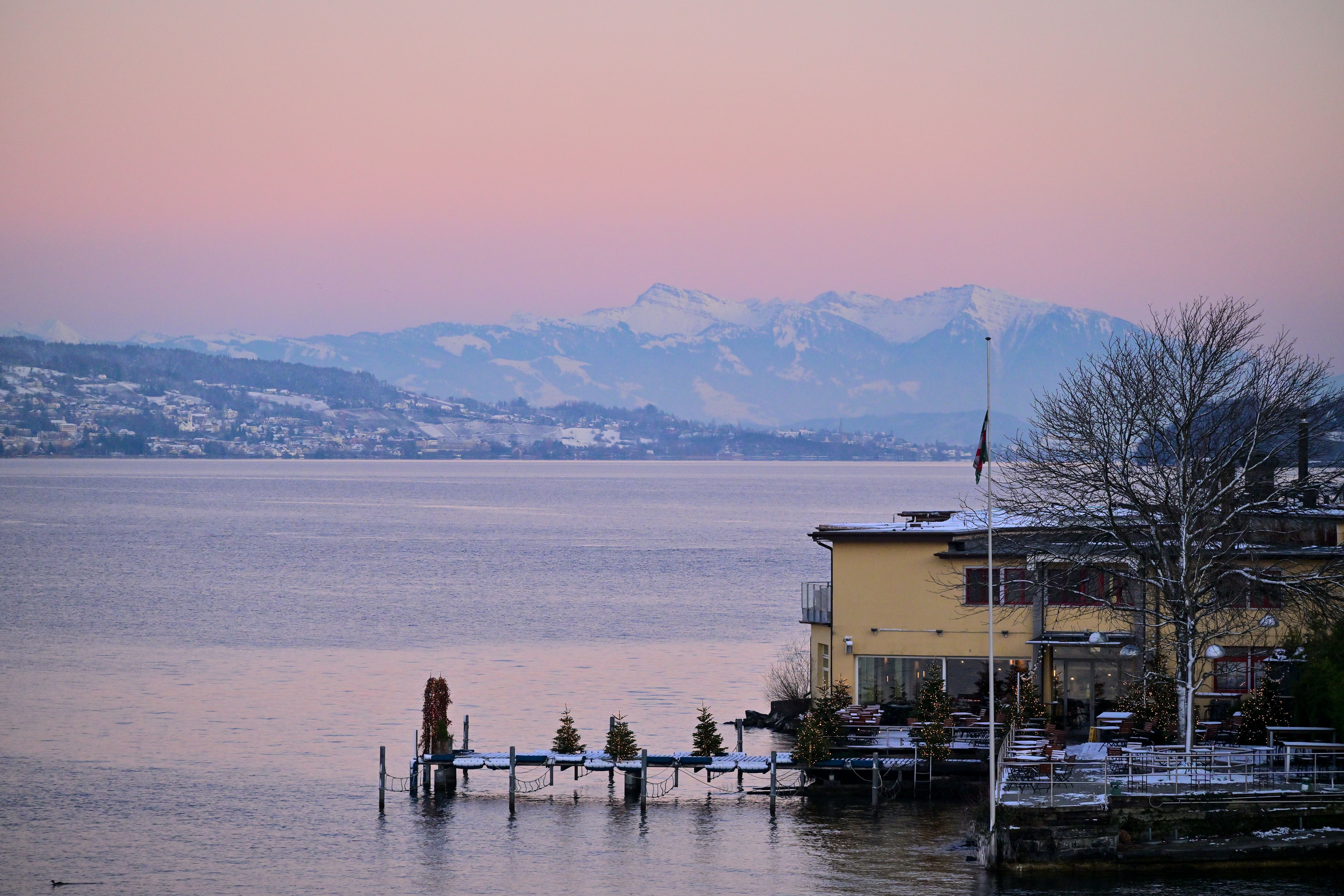 lake zurich winter