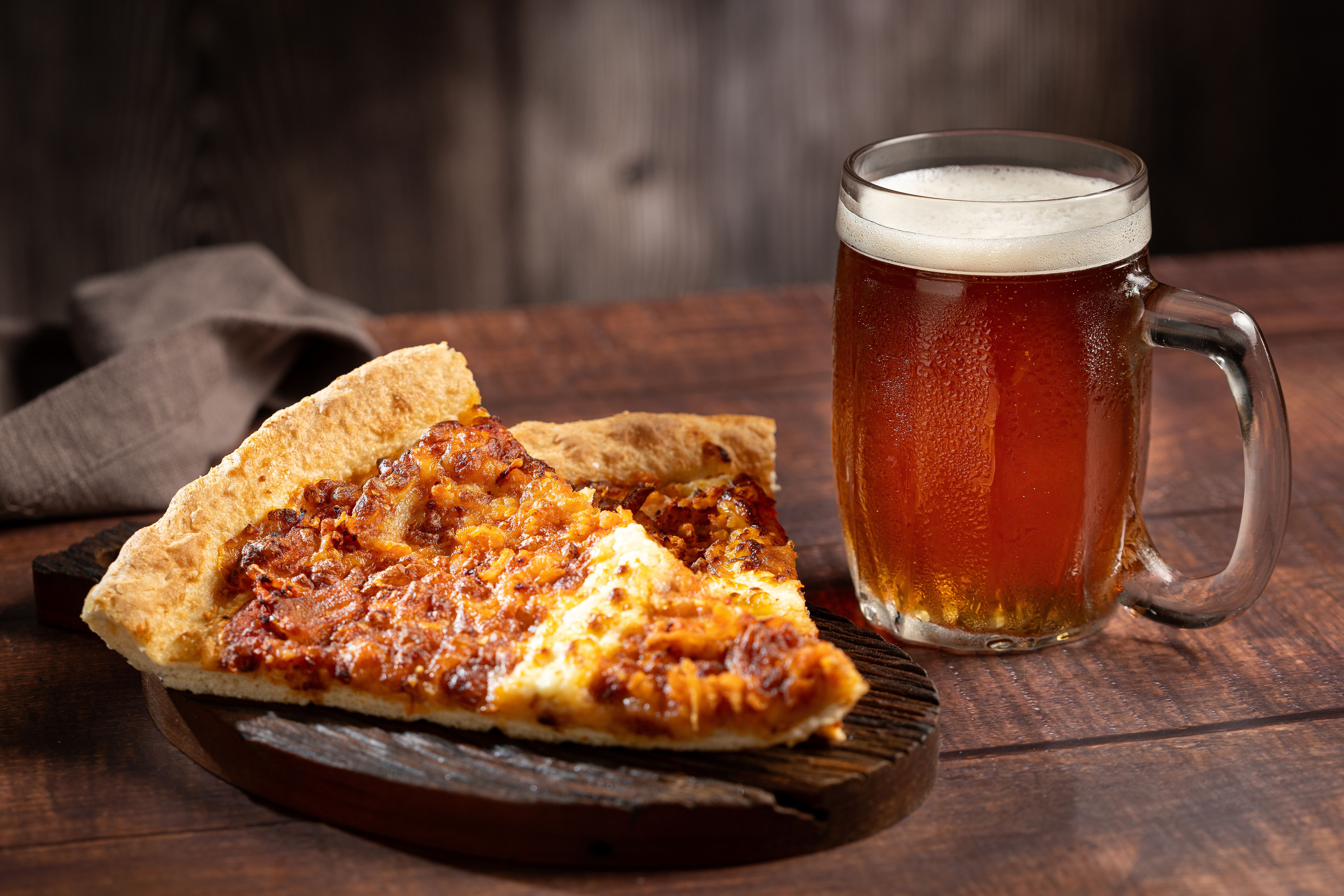 craft beer pizza
