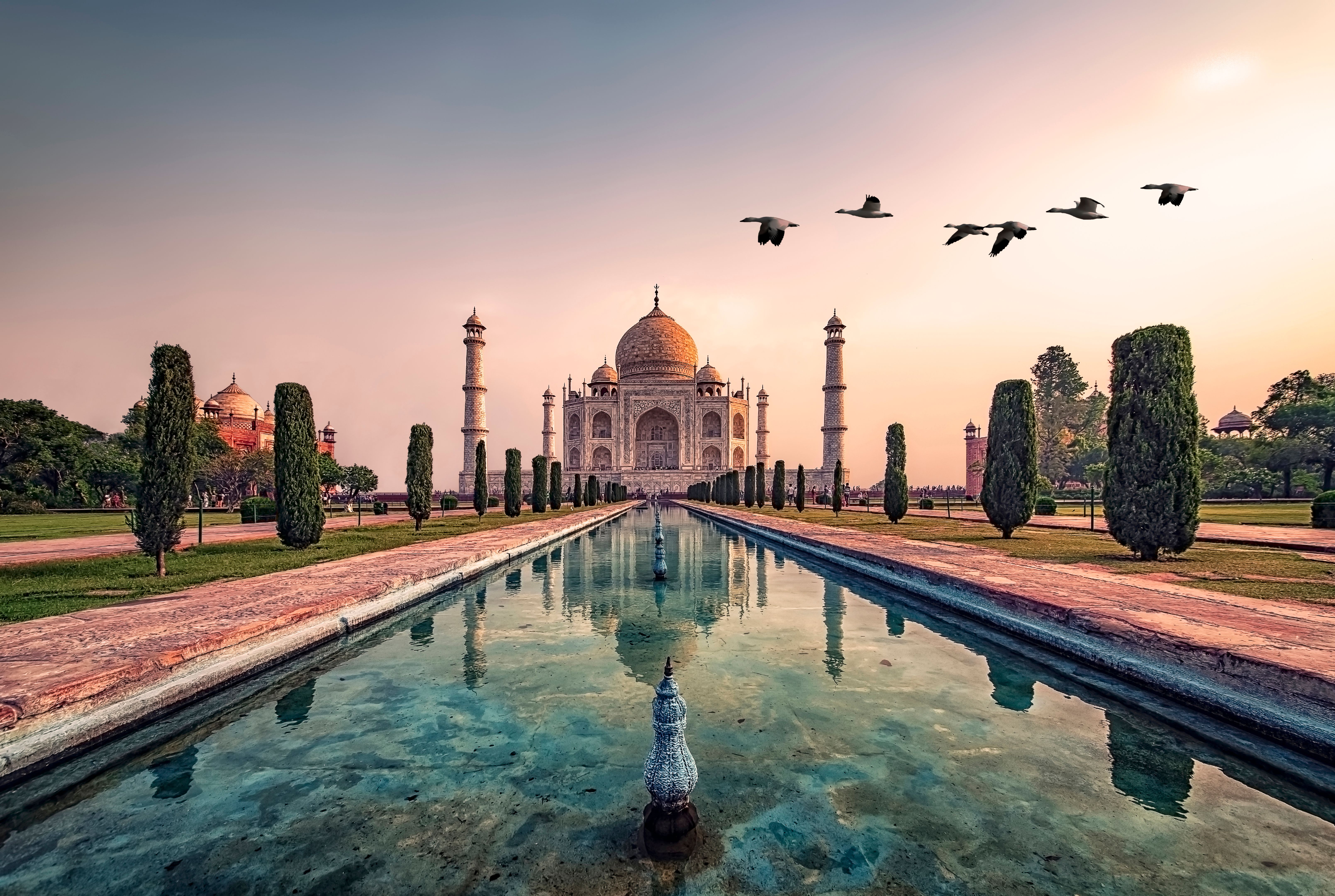 Taj Mahal sunrise