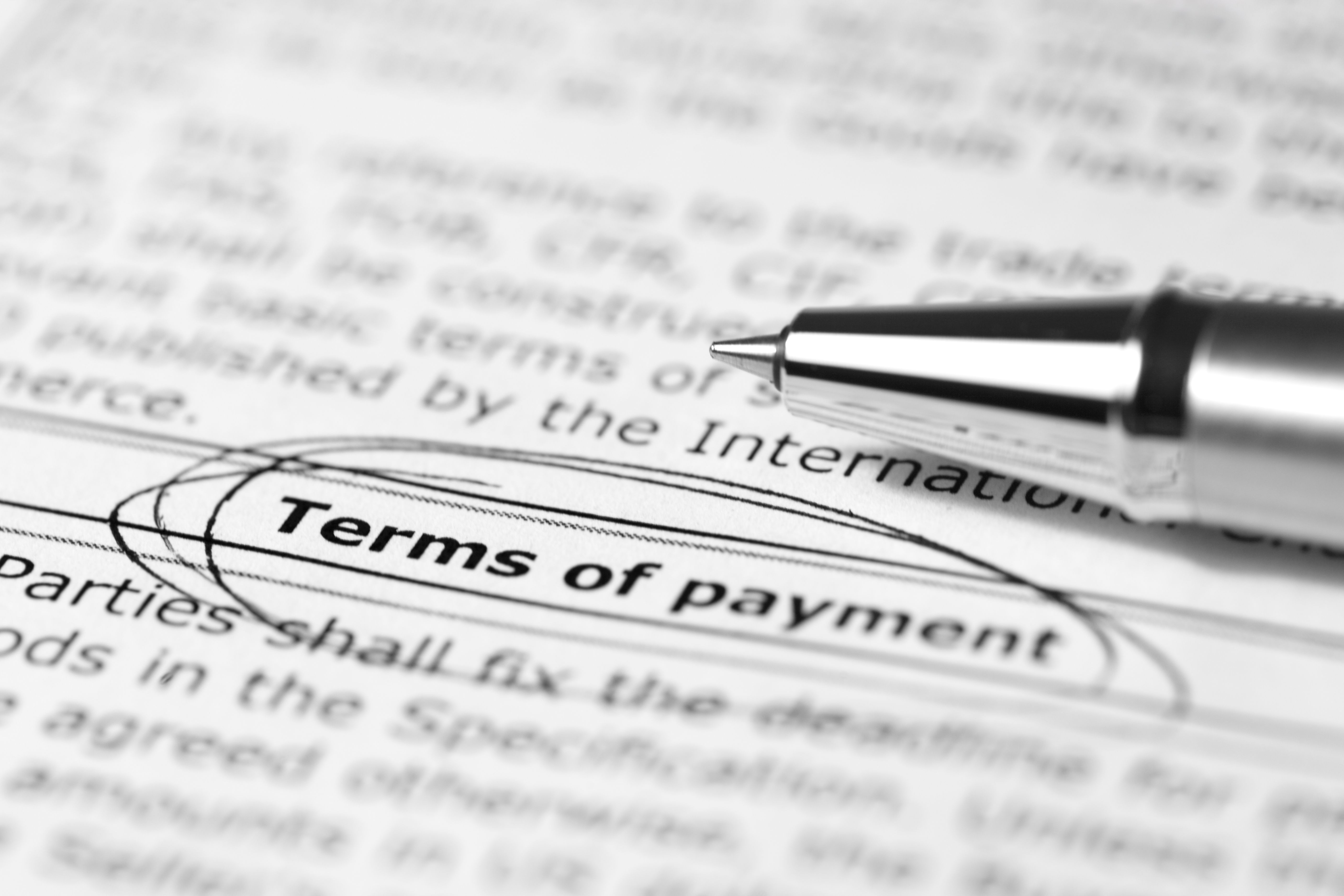 payment terms