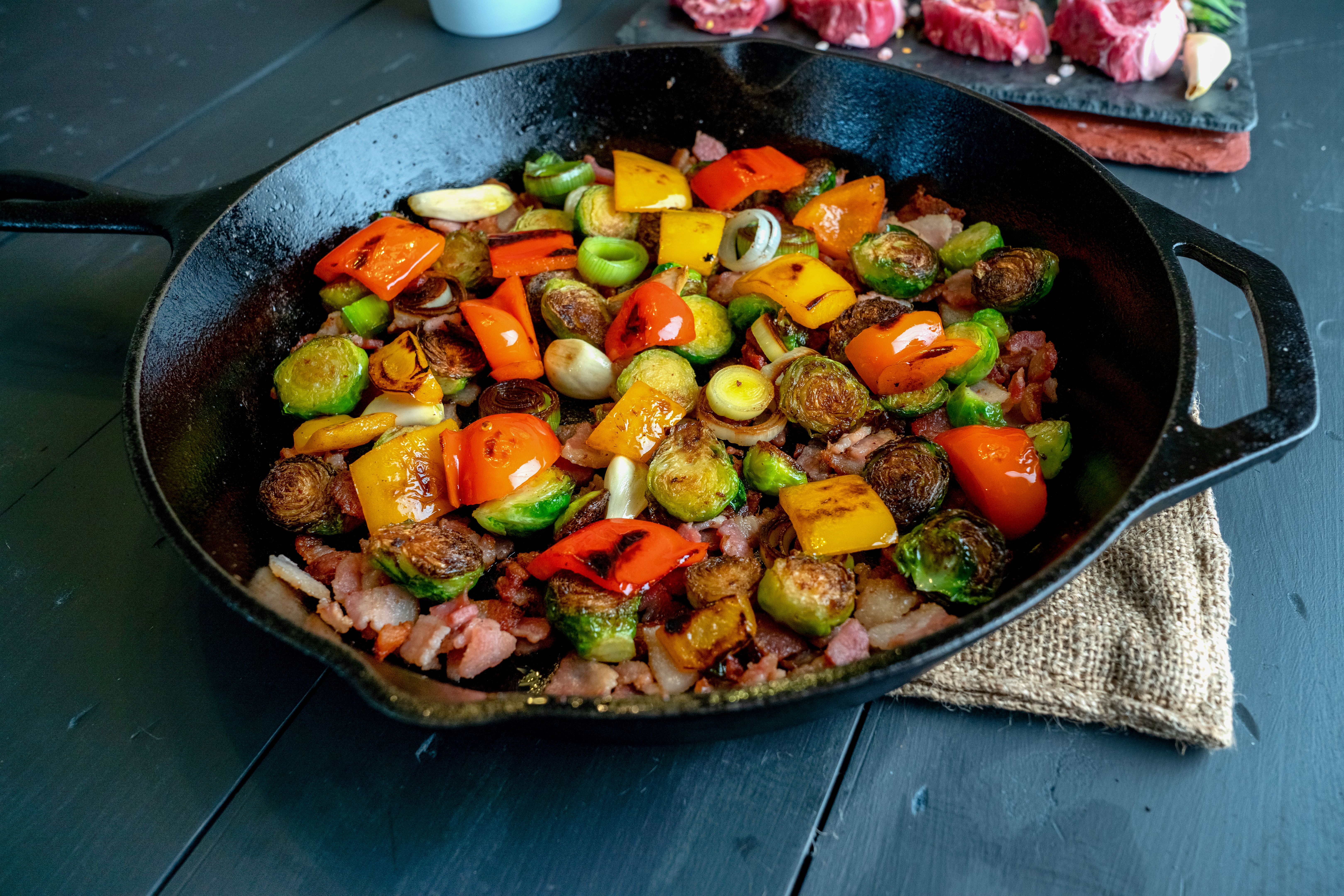 cooked skillet dish