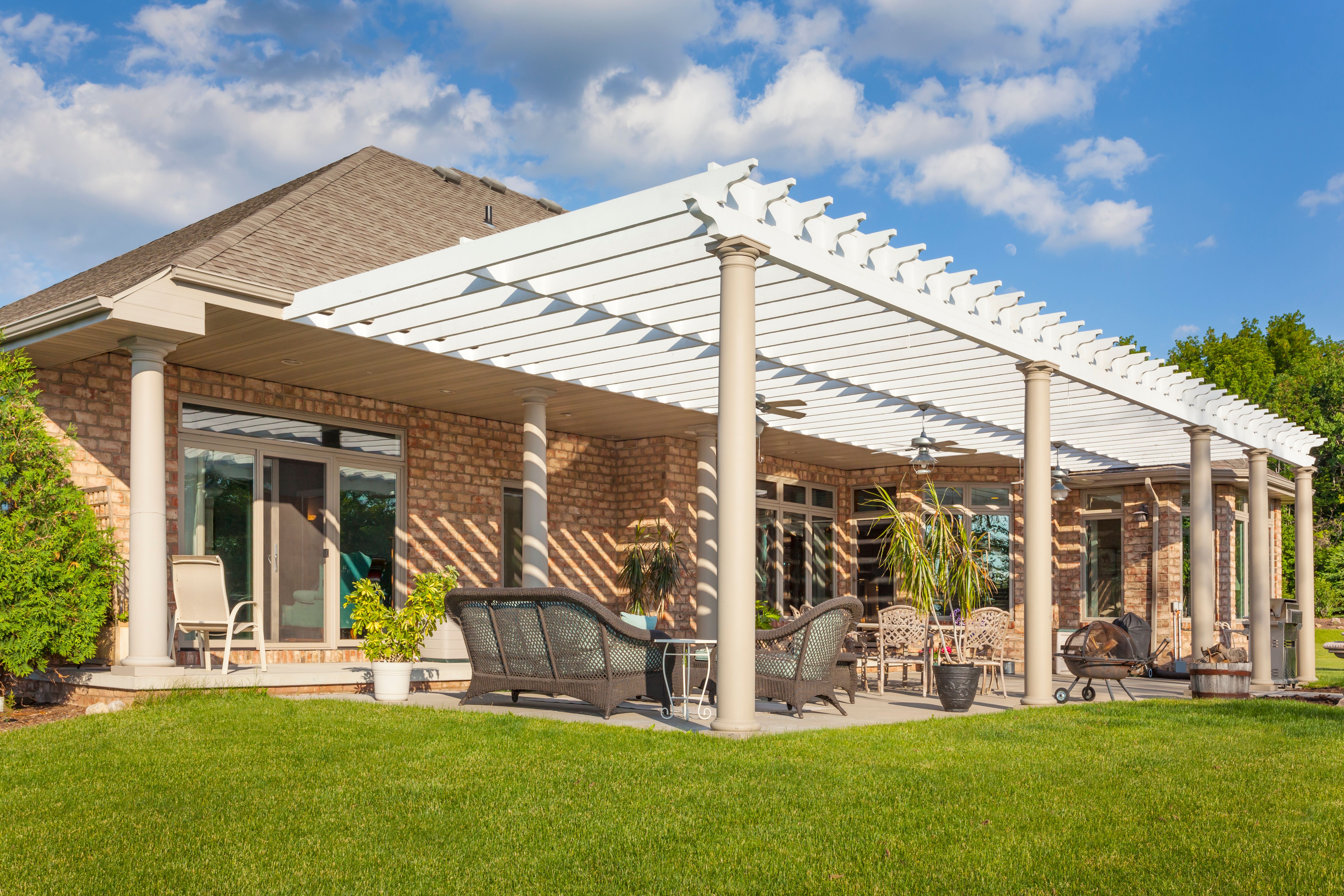 aluminum pergola design