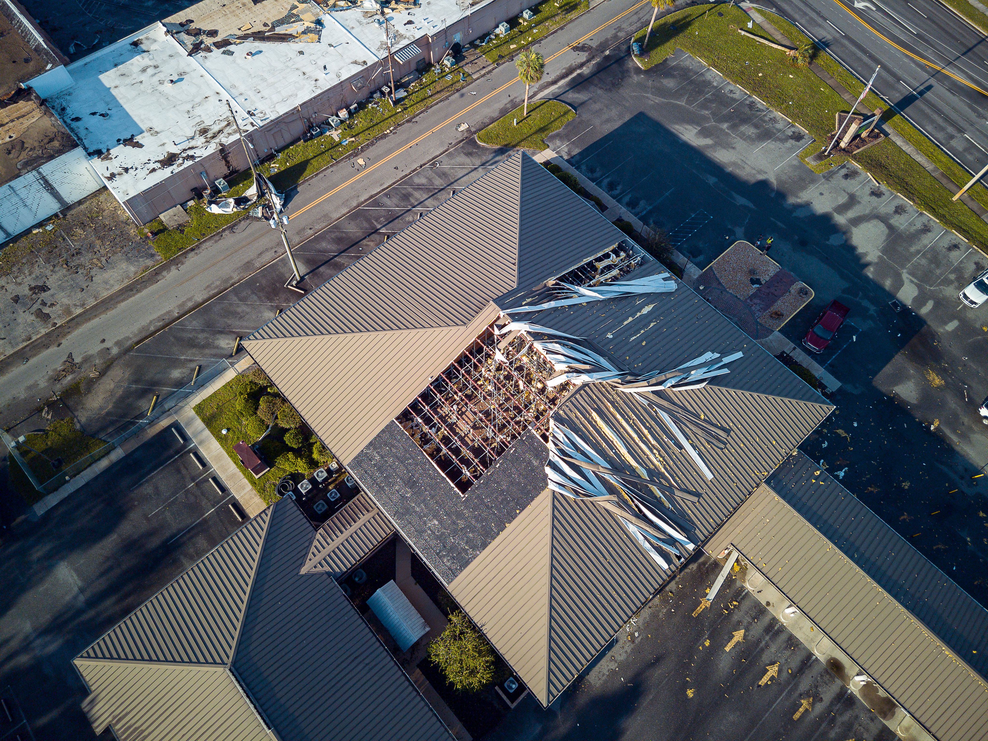 roof damage
