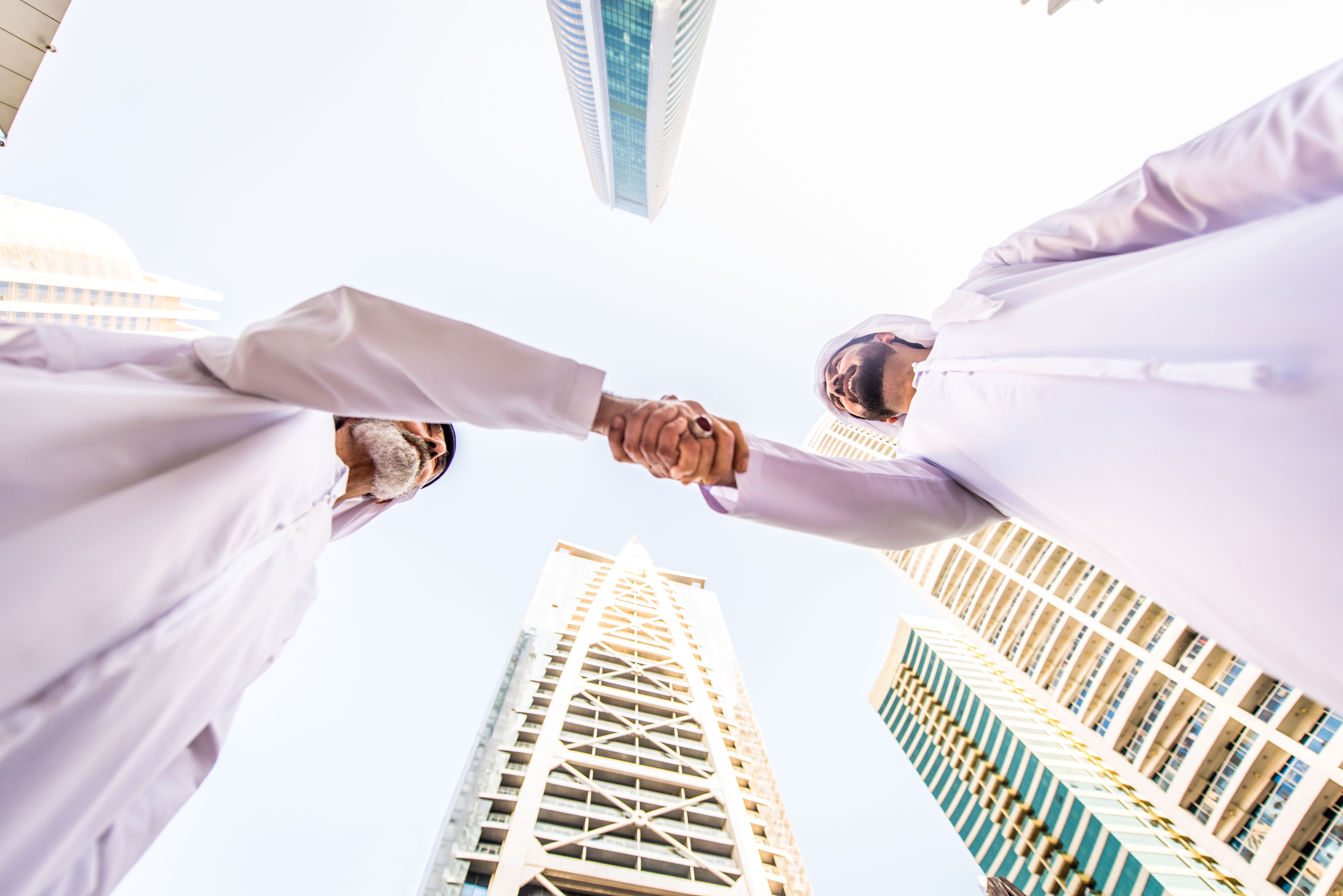 Group of businessmen in Dubai