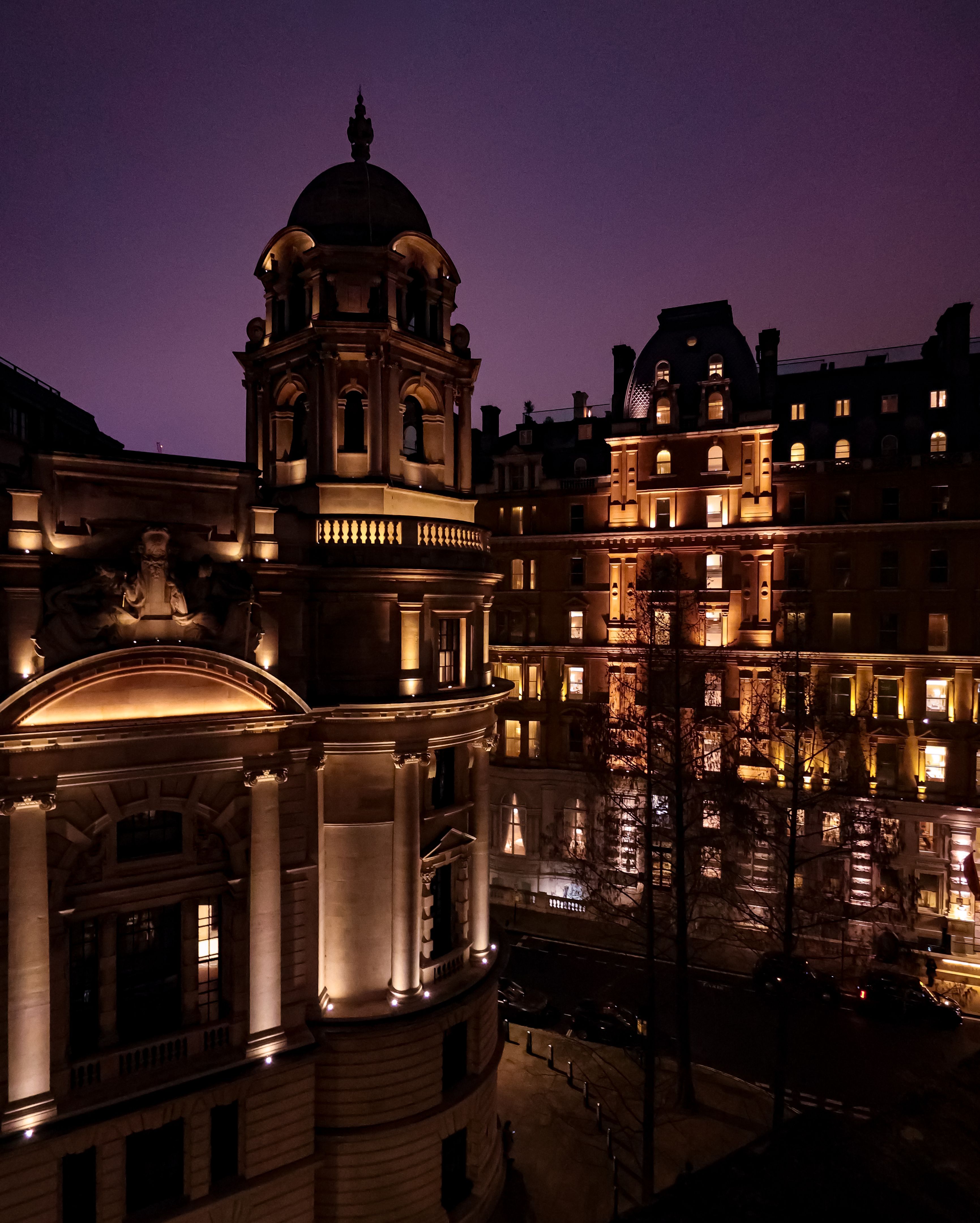 London winter lights