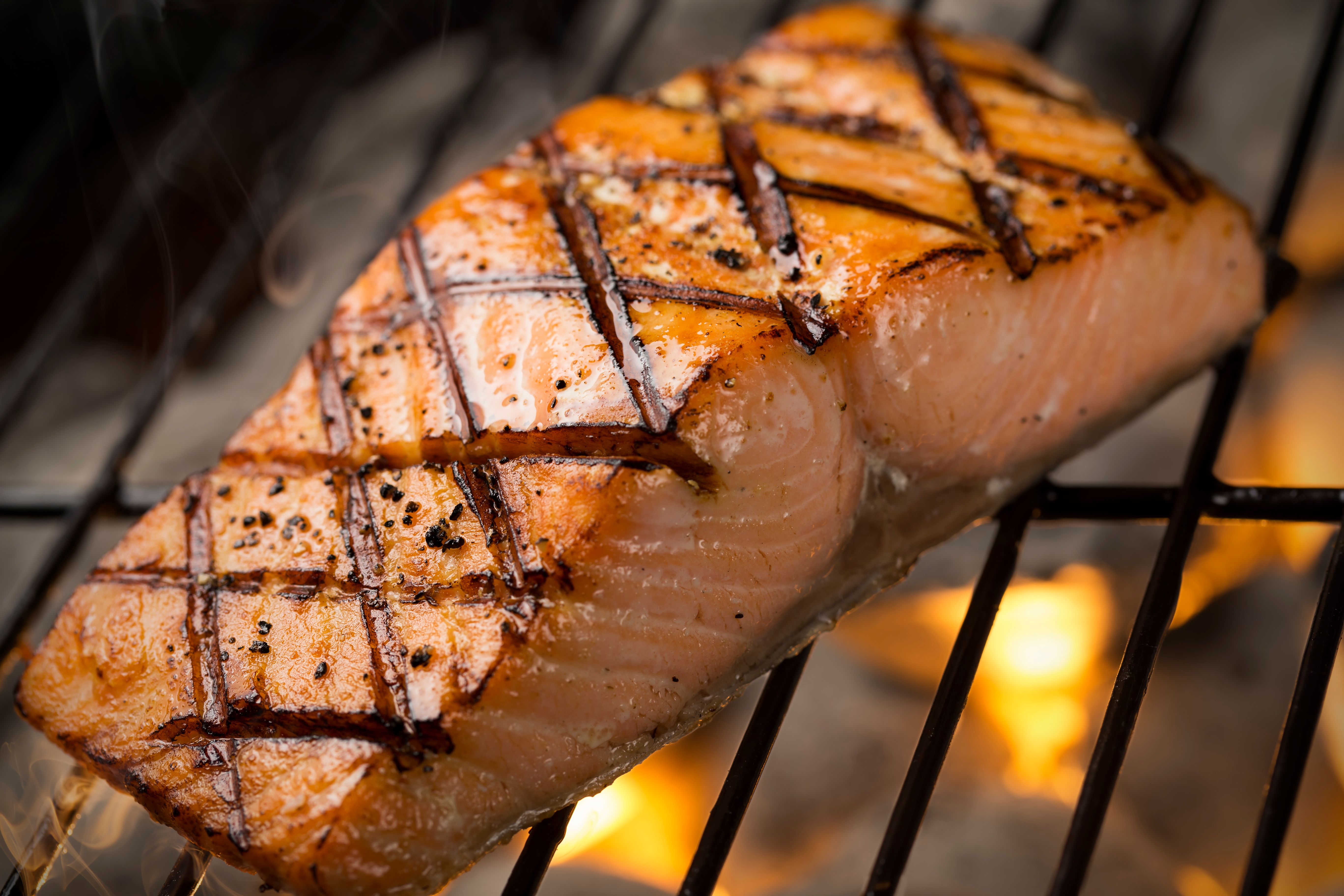 grilled salmon