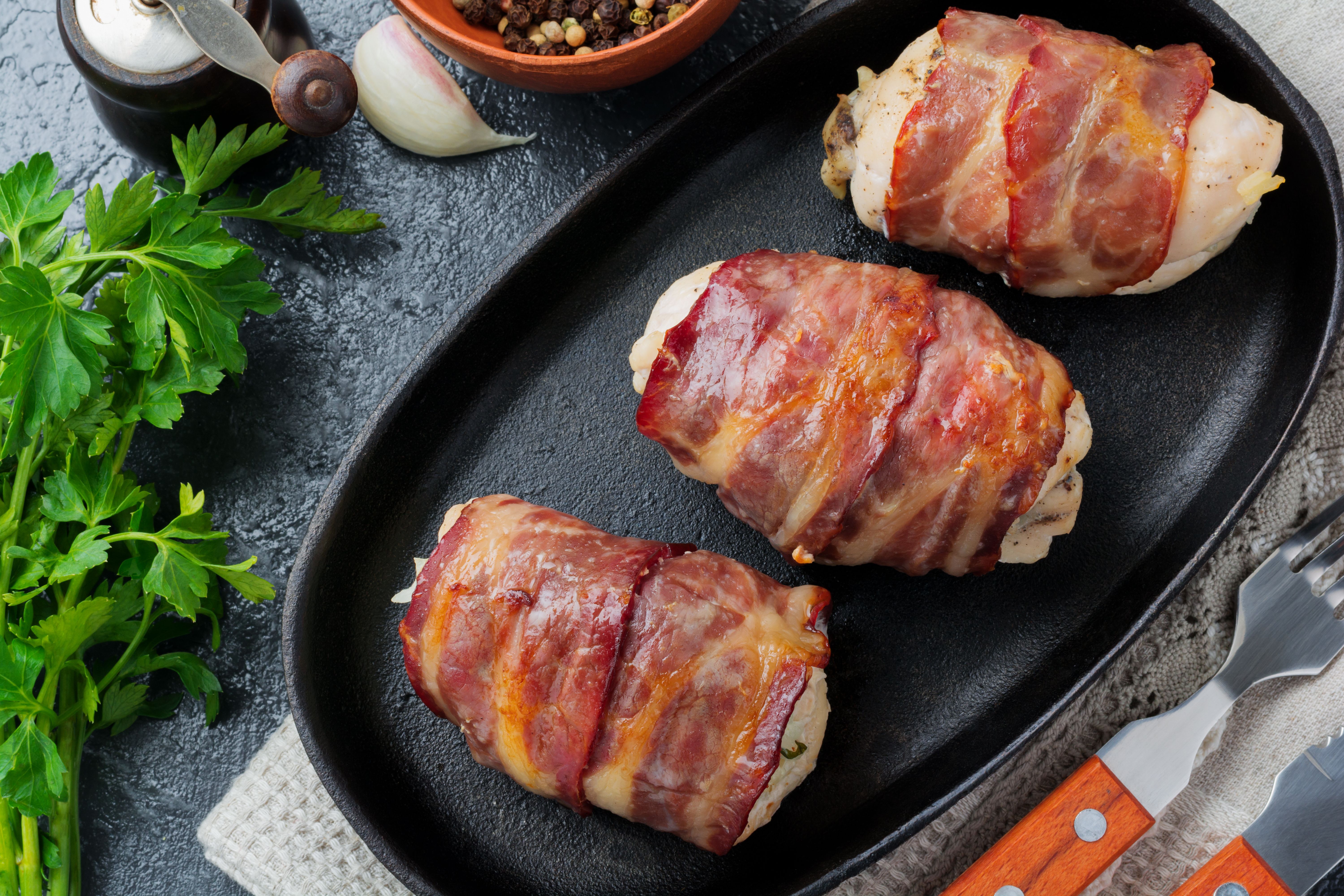 bacon wrapped food