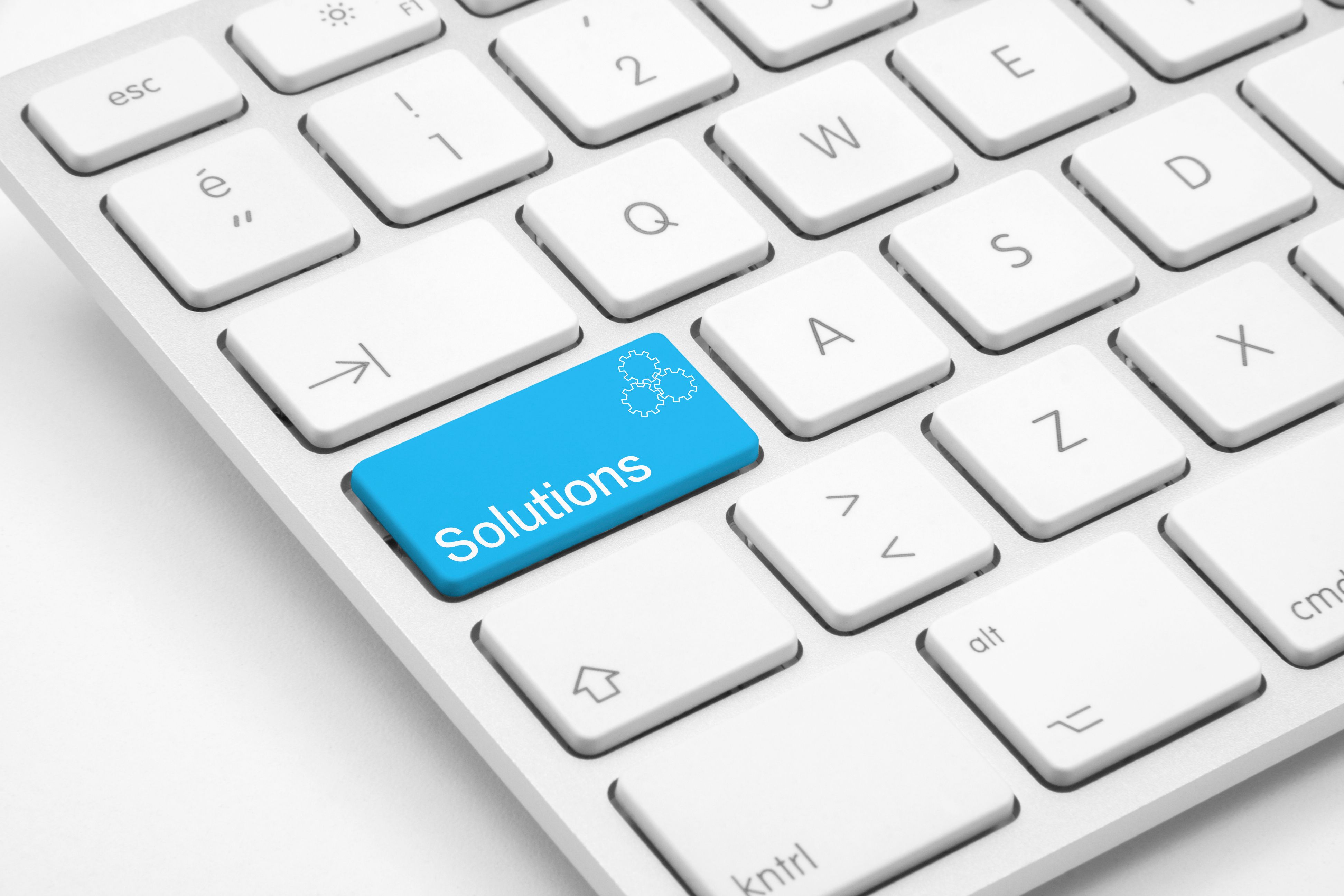 Solutions button on the keyboard