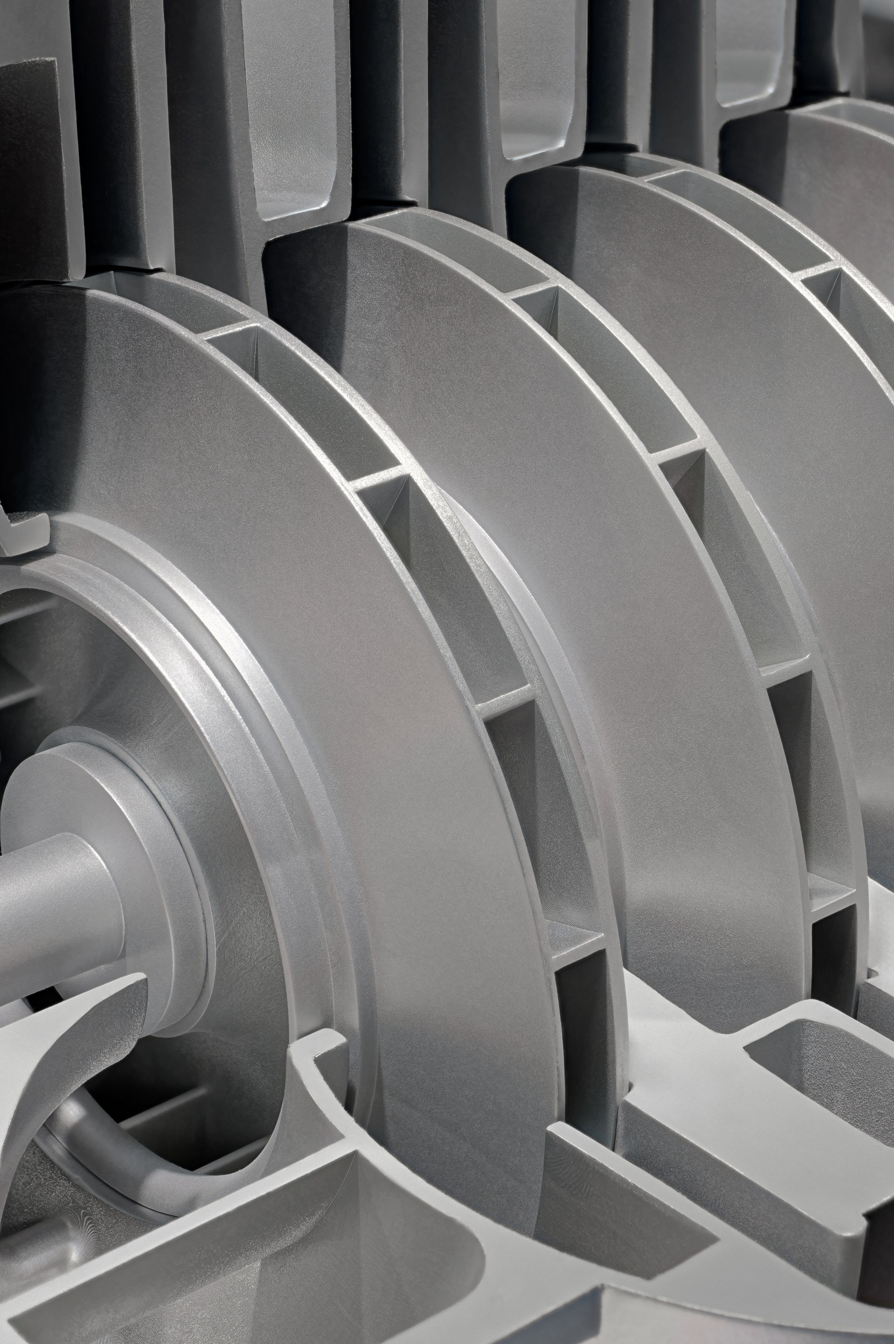 Internal structure of a centrifugal pump