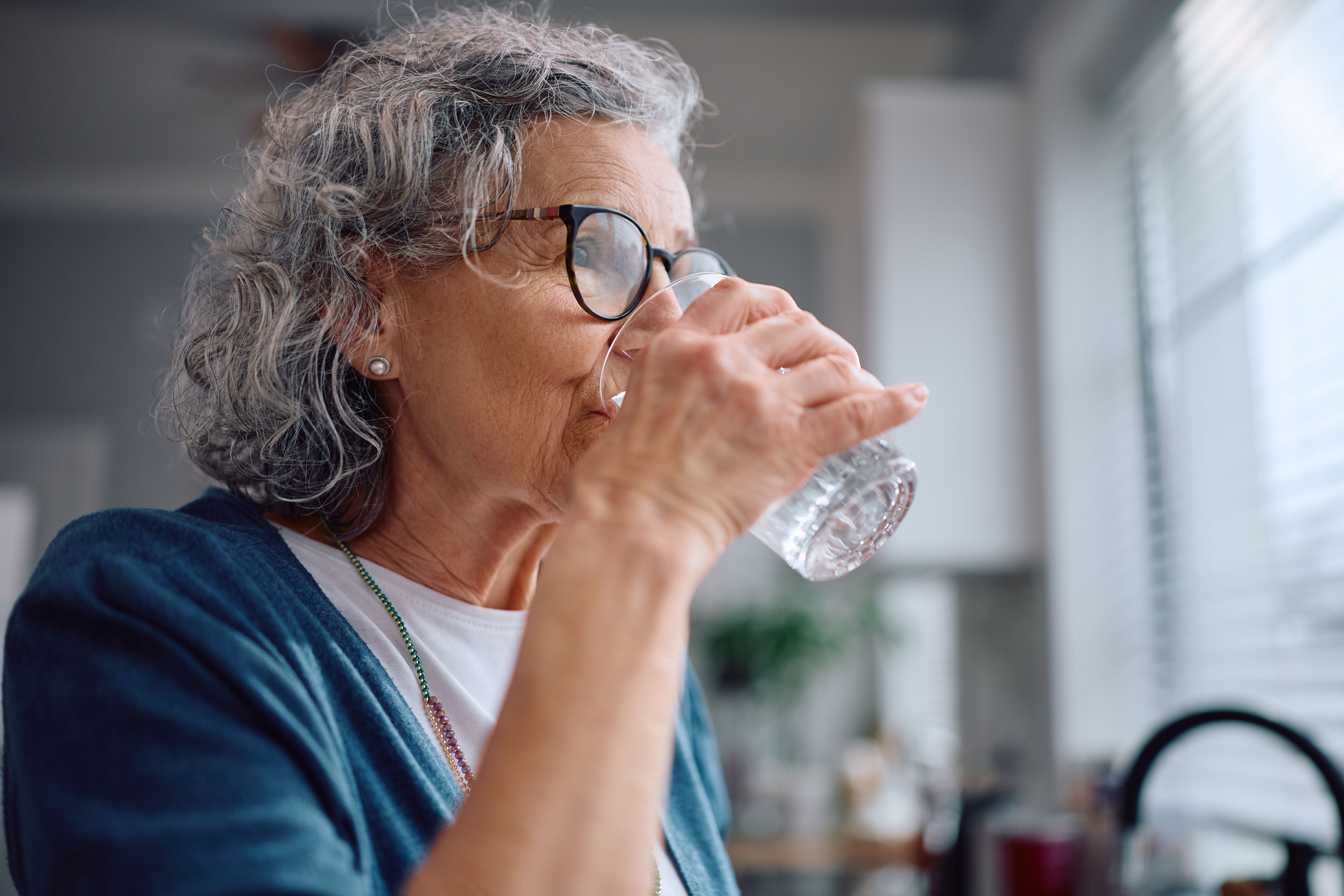 drinking water