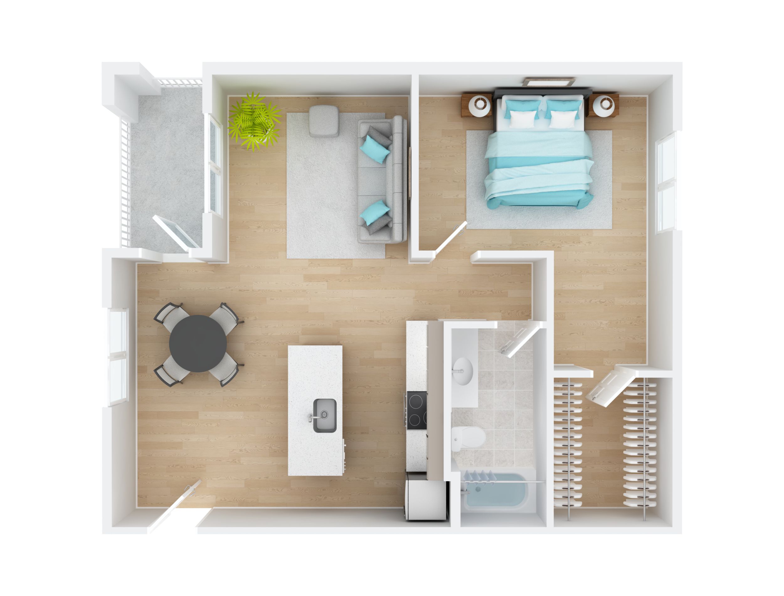 kitchen floor plan