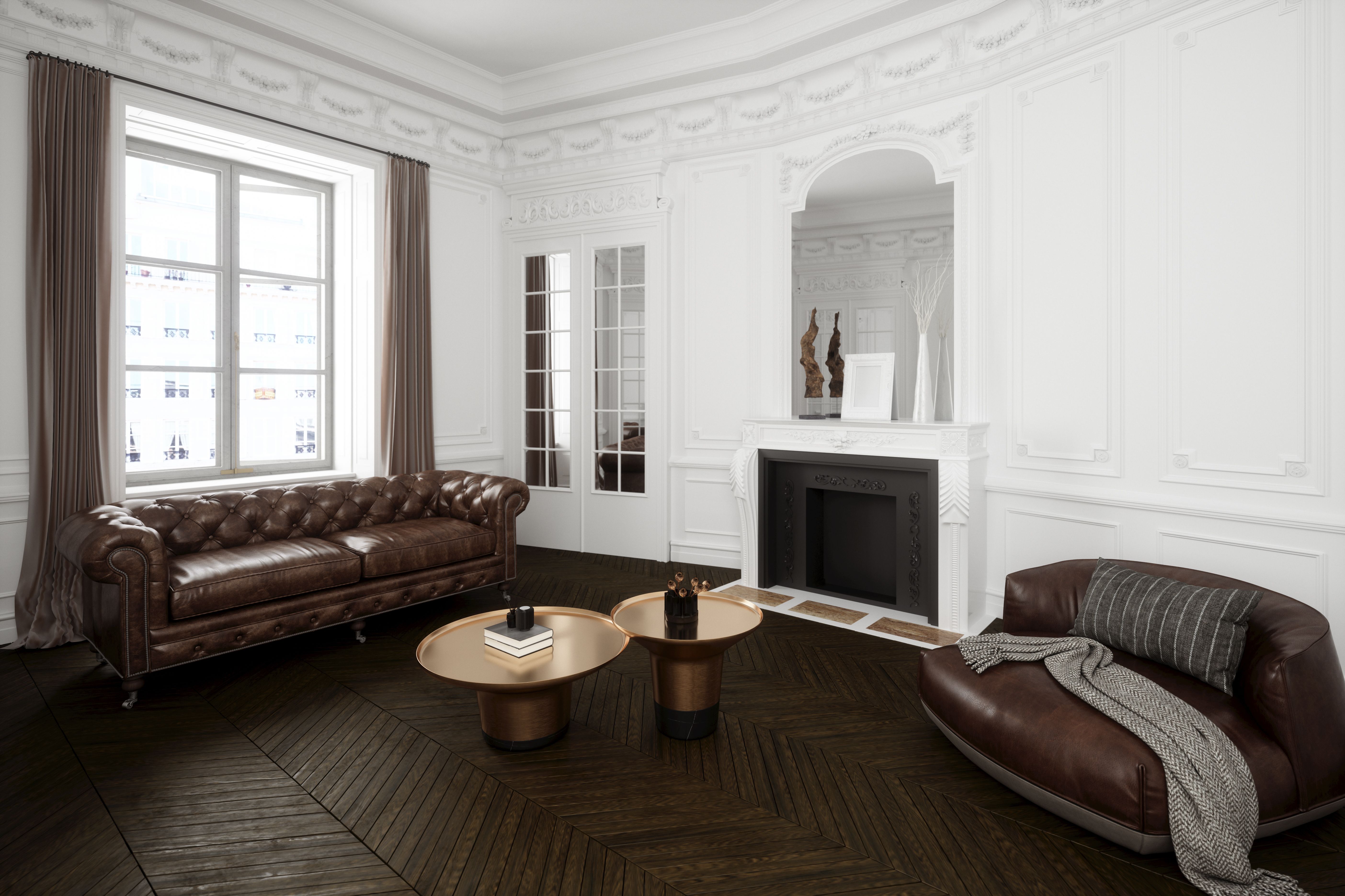 luxury apartment parquet