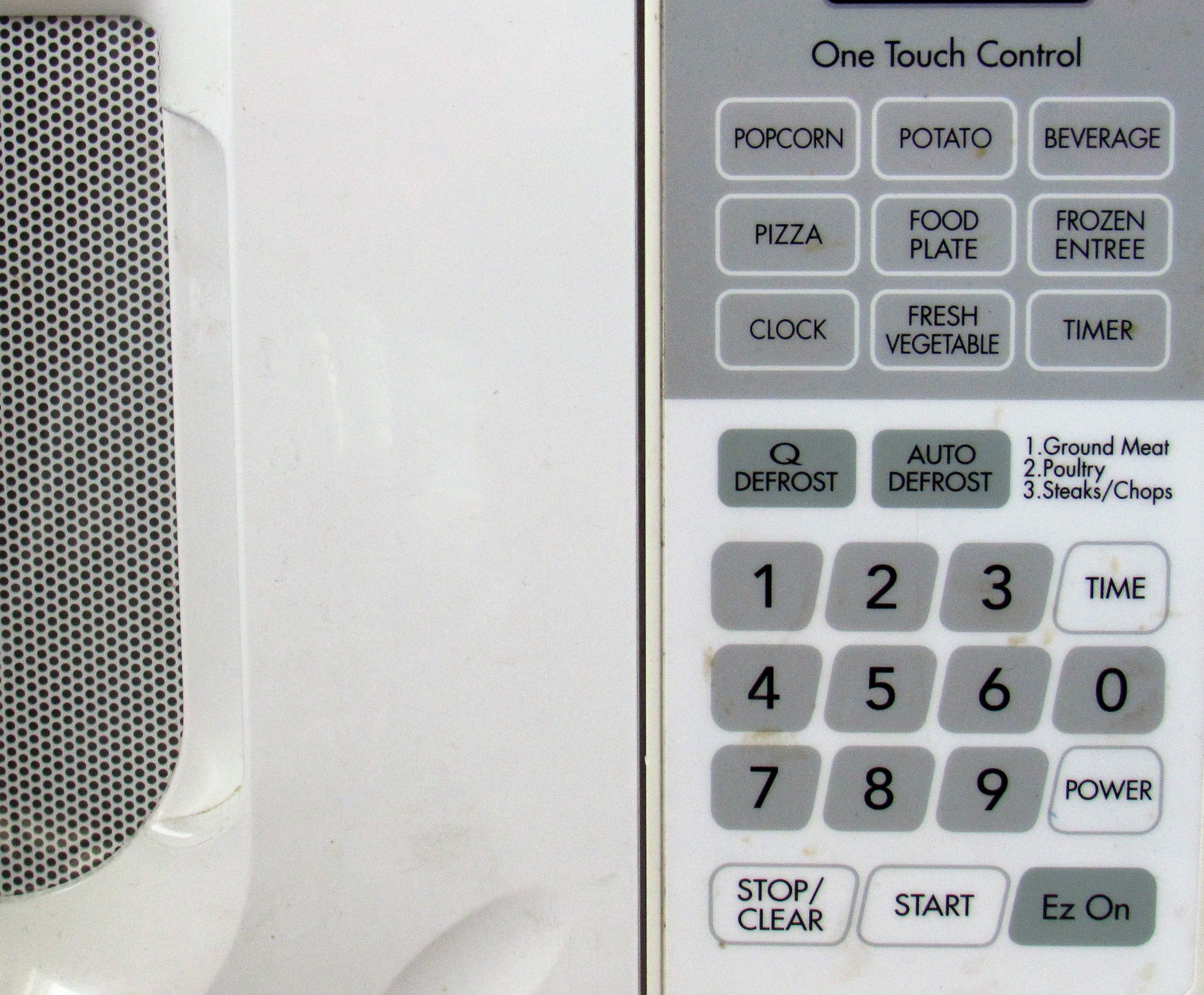microwave touchpad