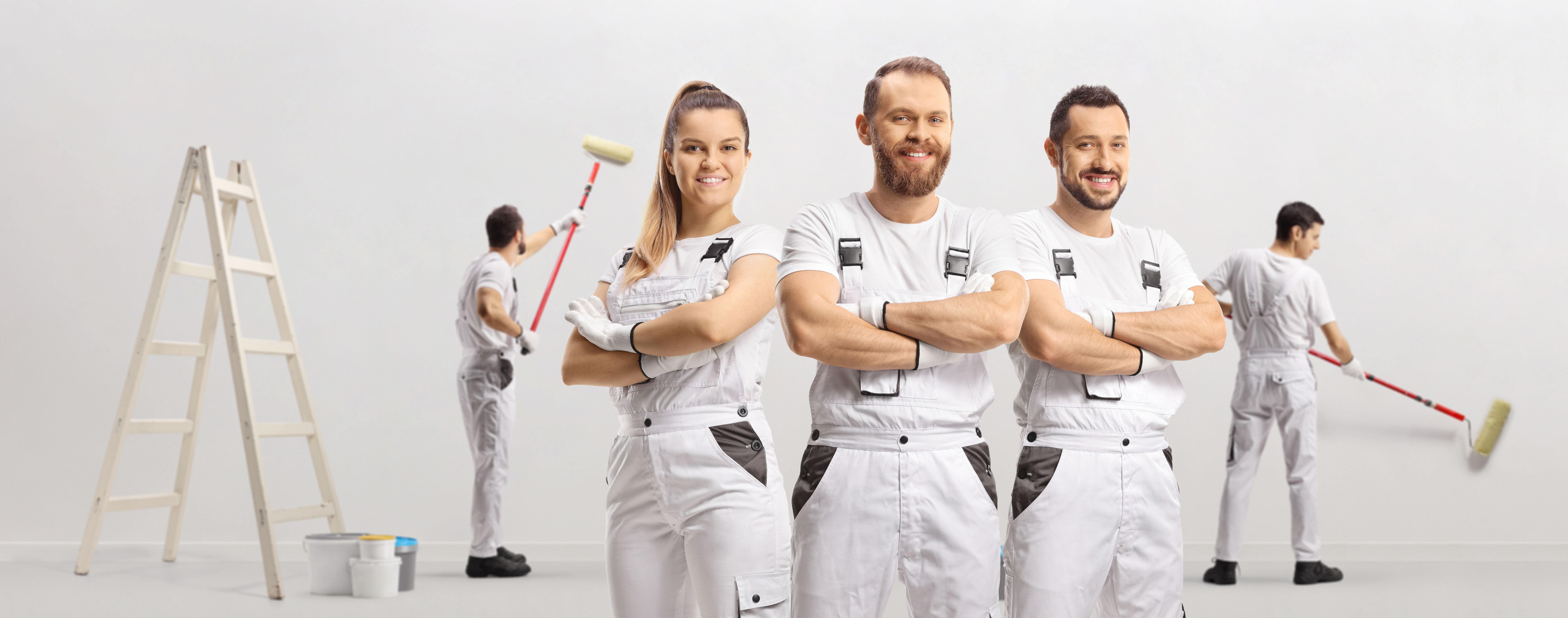 commercial painting team