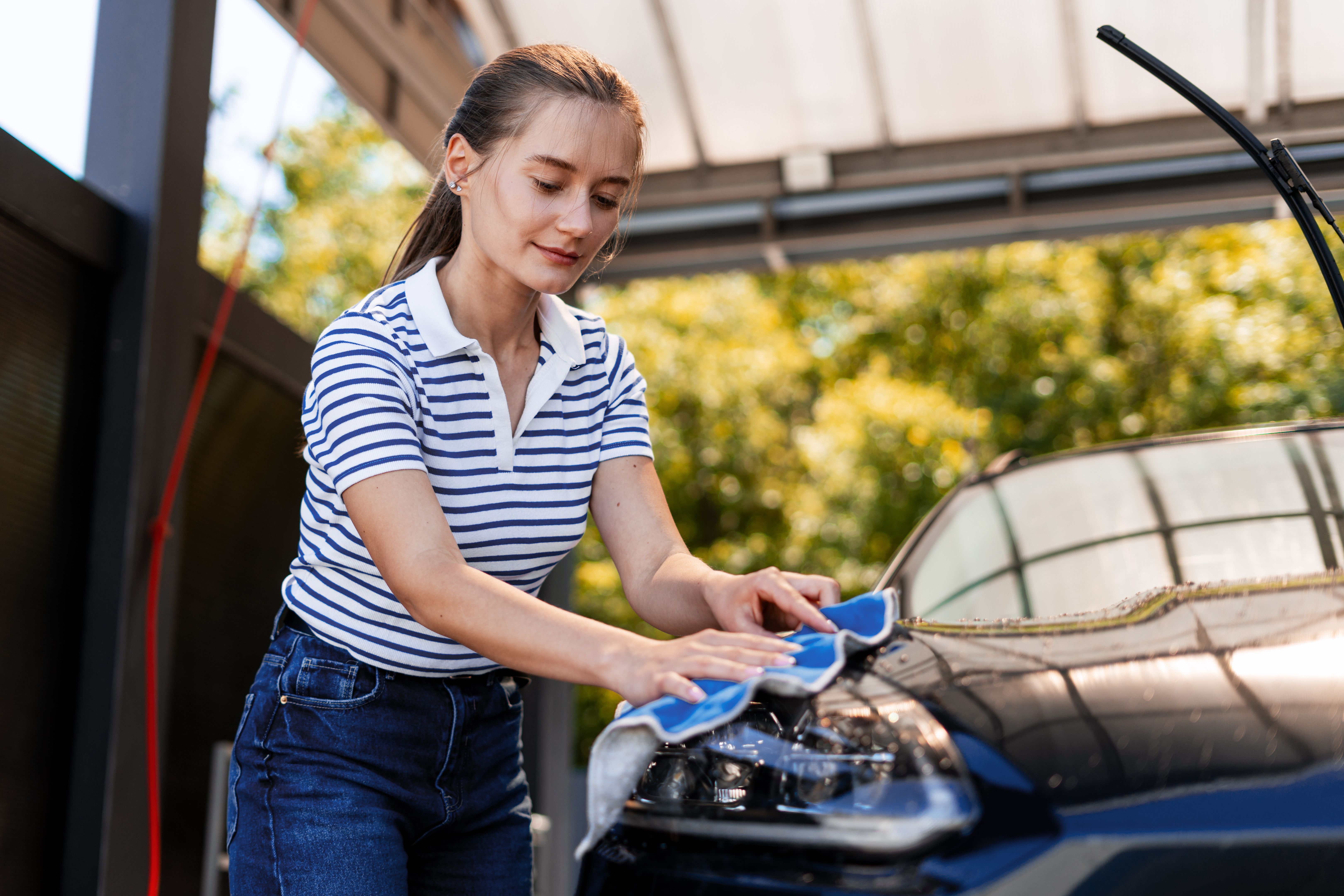pressure wash technique