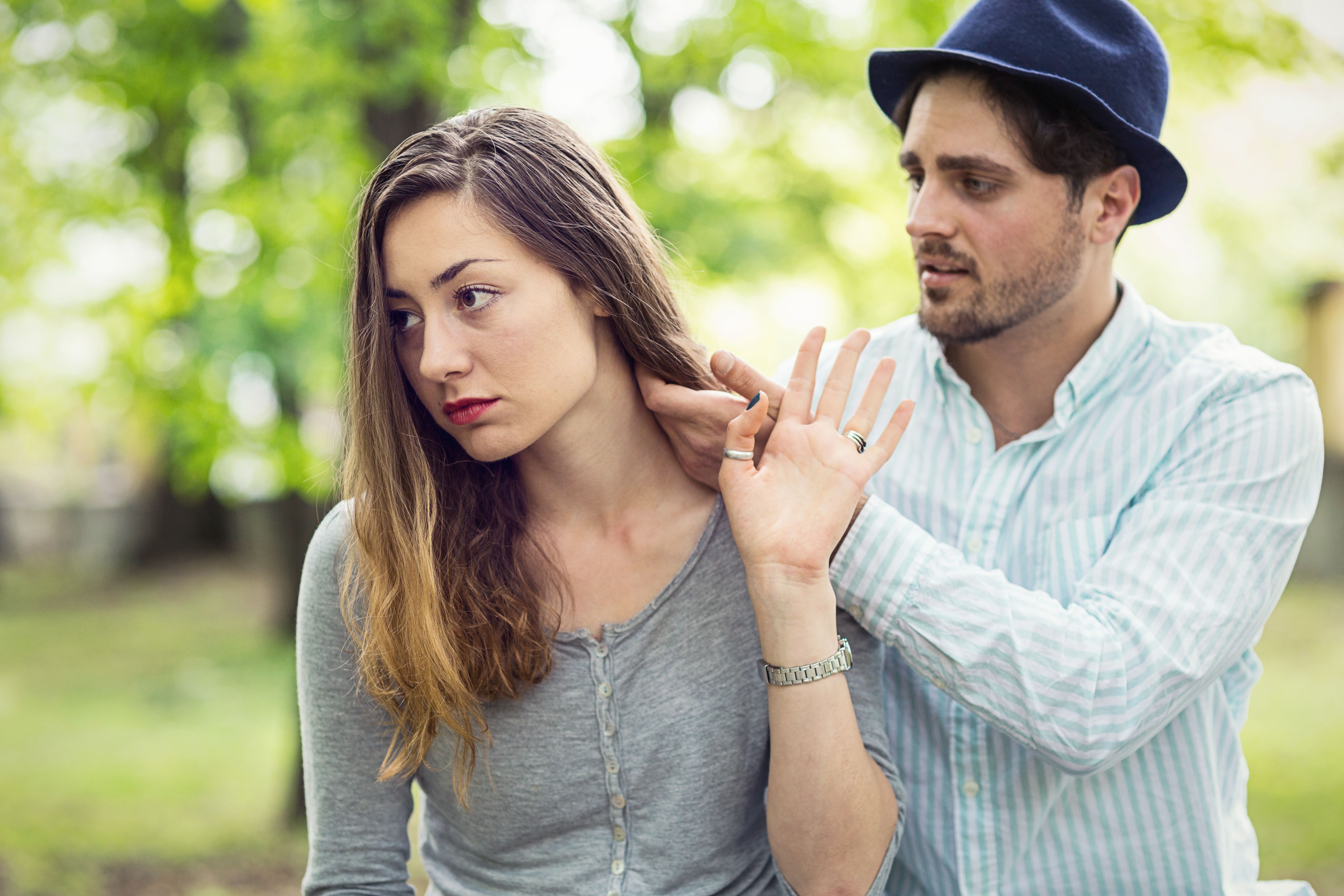 Couple with relationship problems