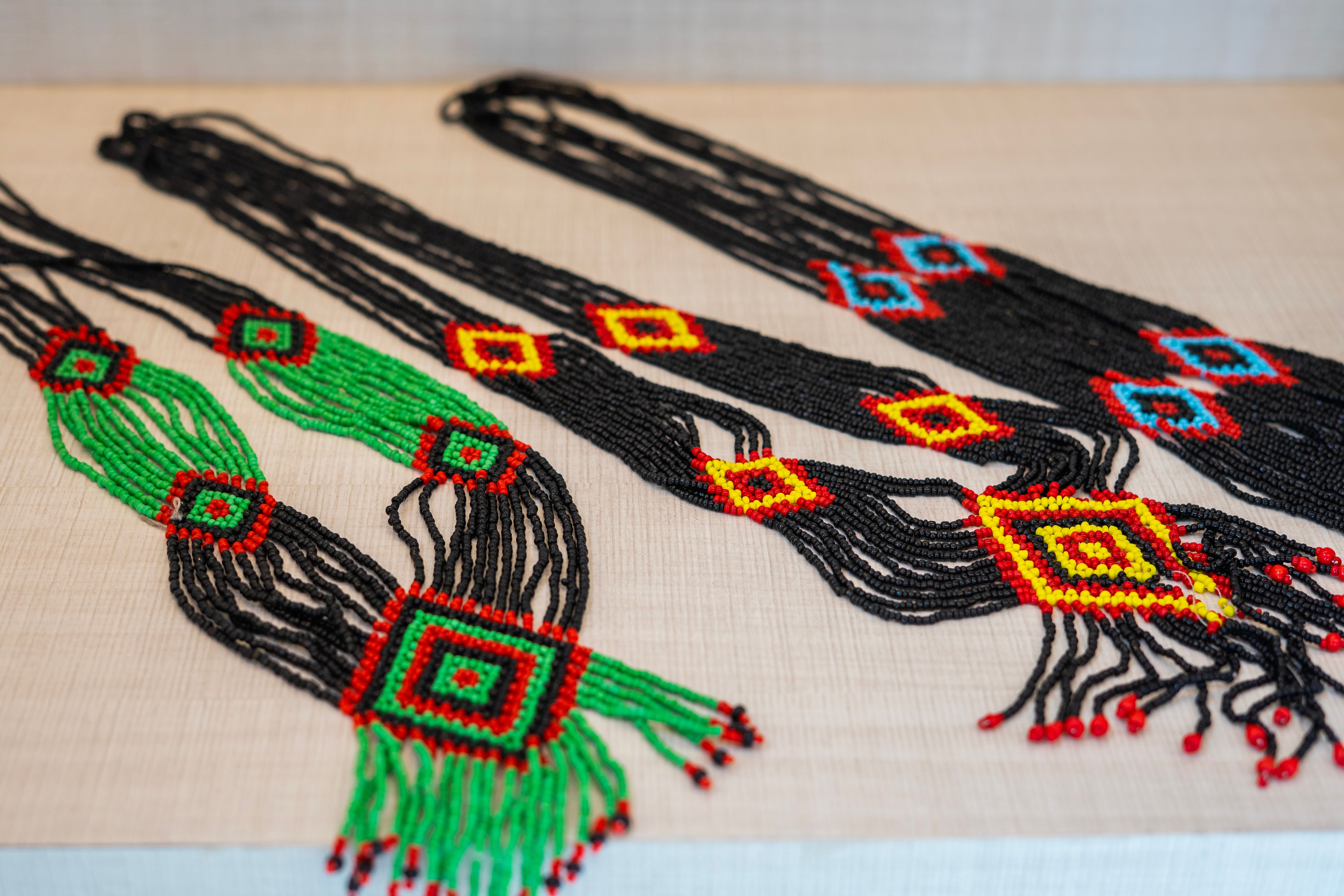 colorful beadwork jewellery