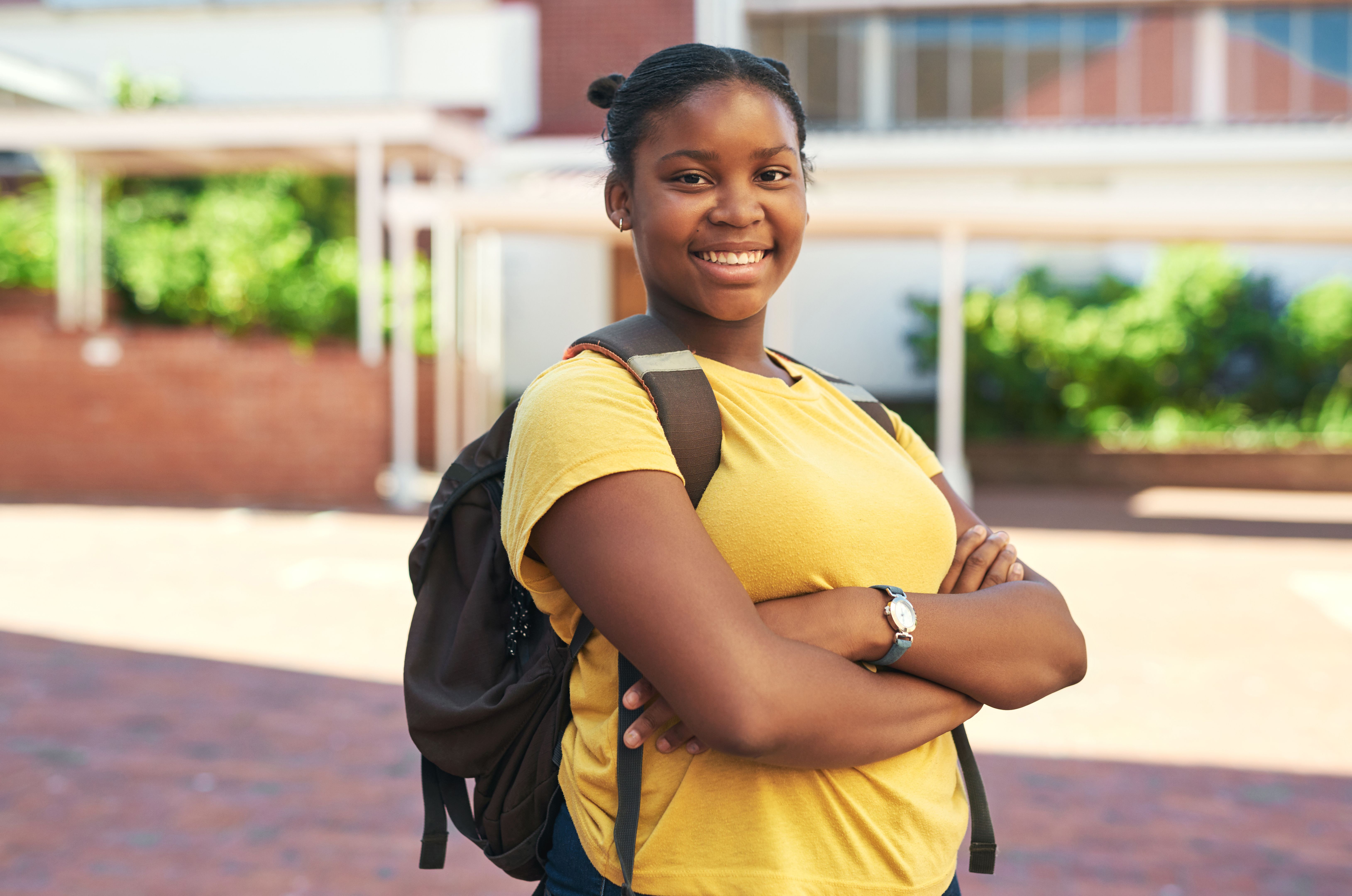 happy student