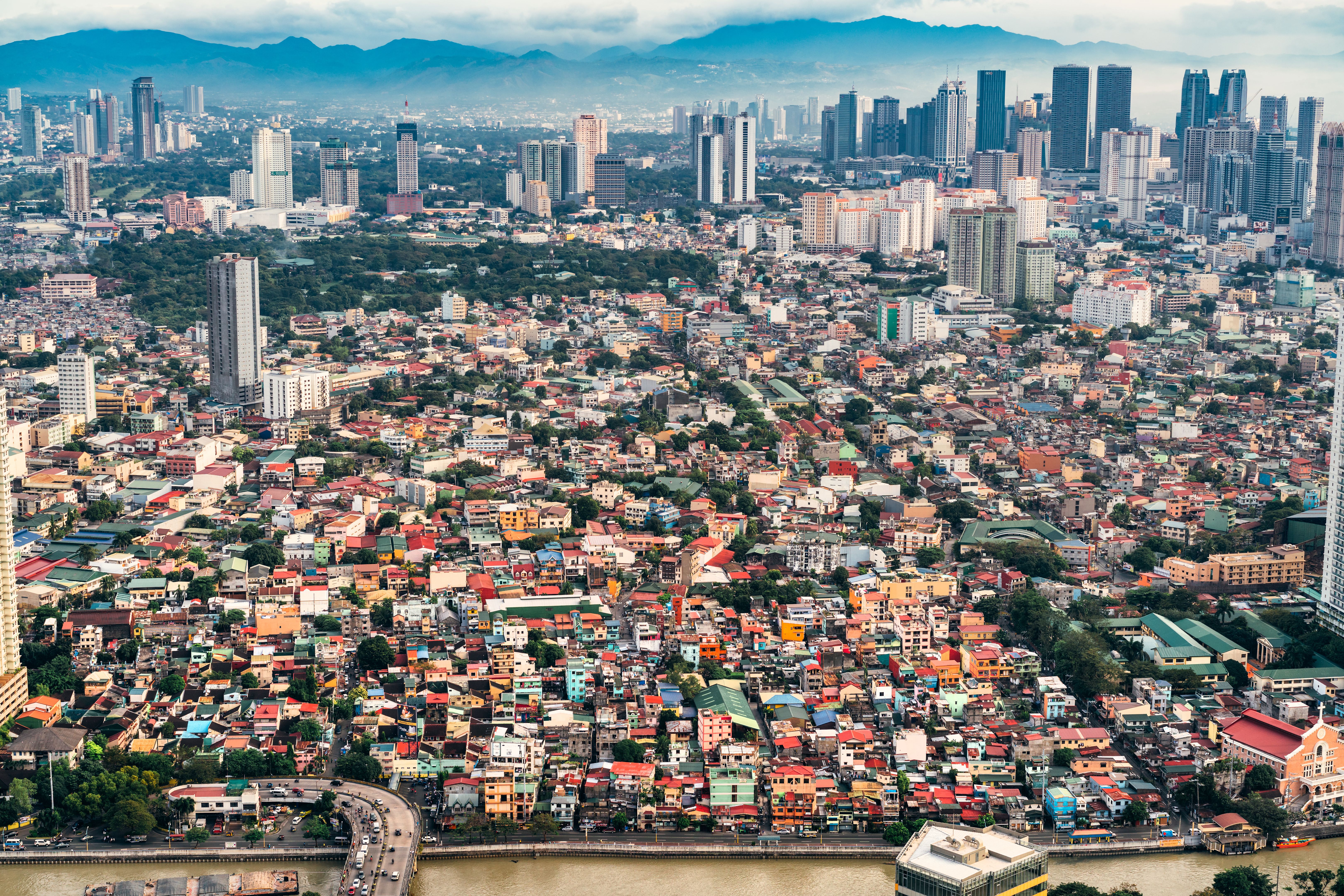 View over Makati Skyline, Metro Manila - Philippines