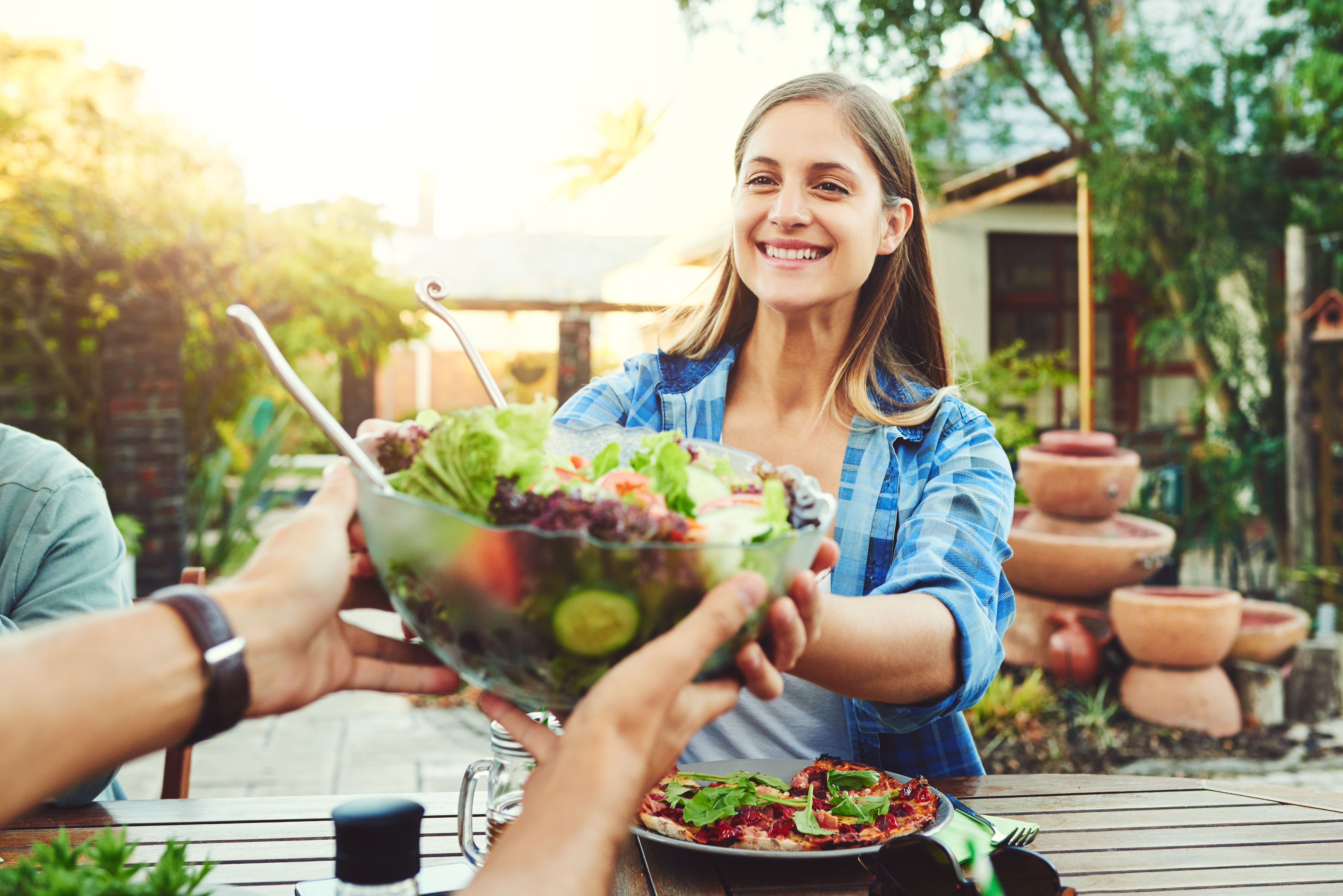 salads outdoors
