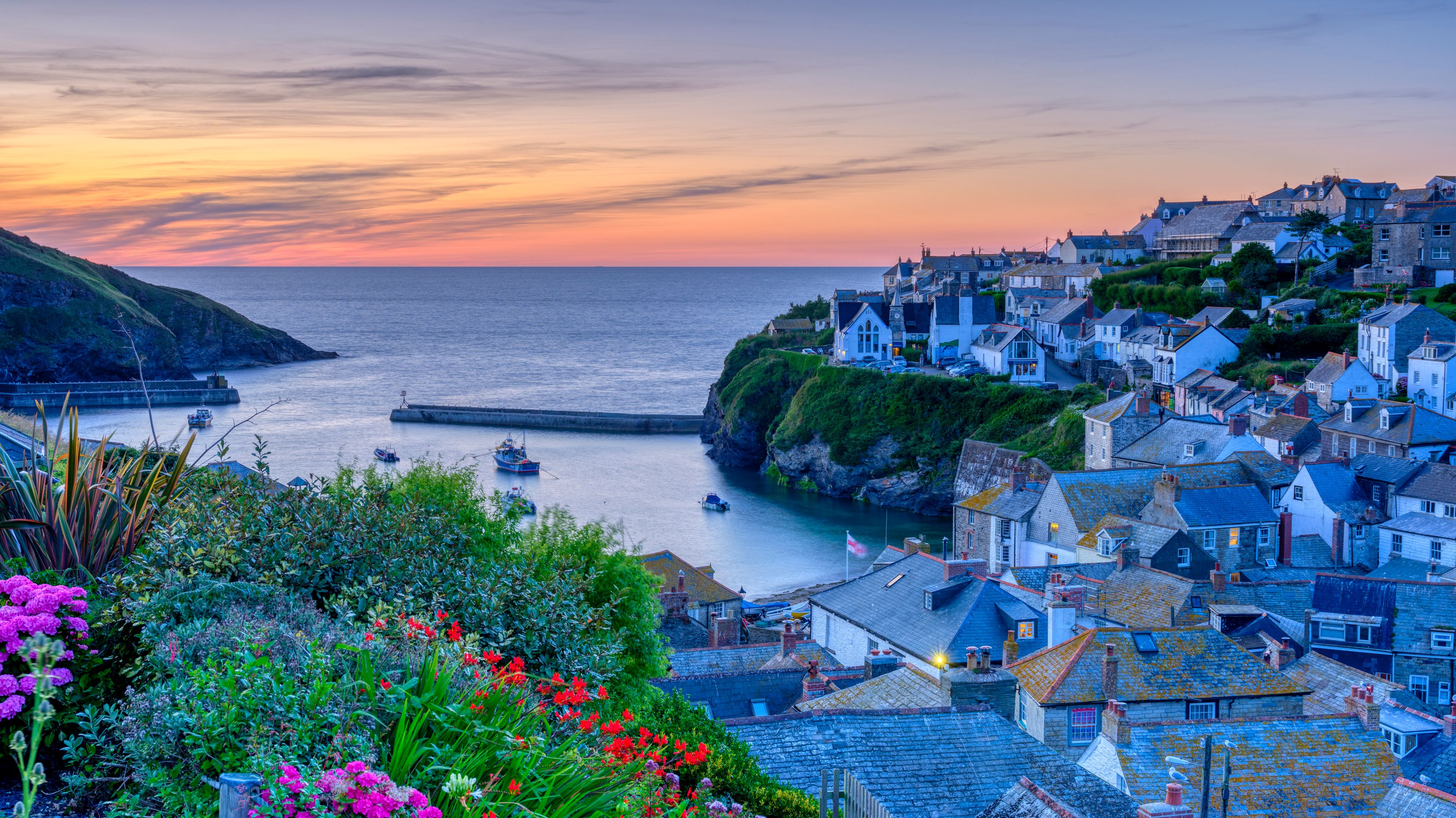Port Isaac summer evening sunset