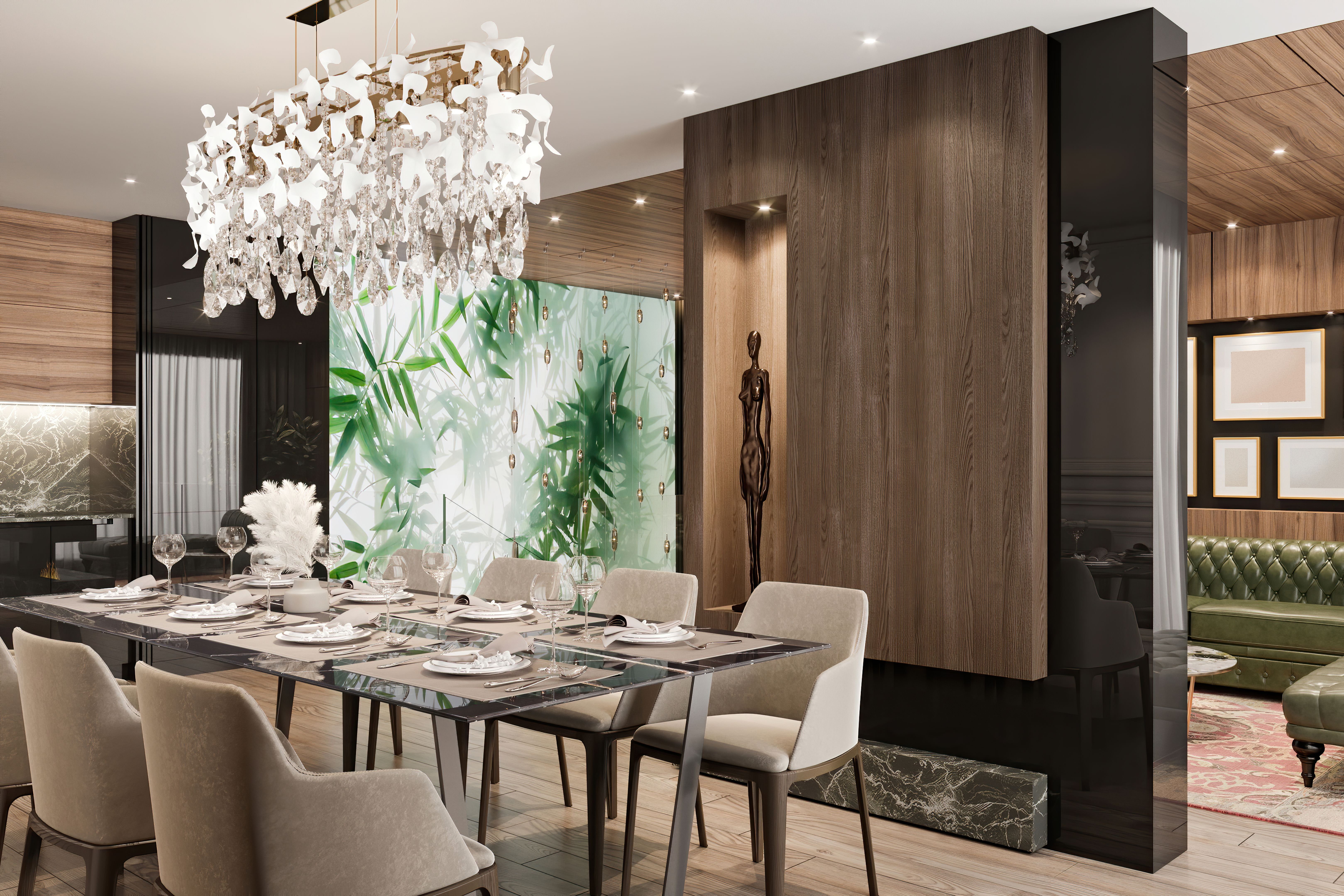 opulent dining room