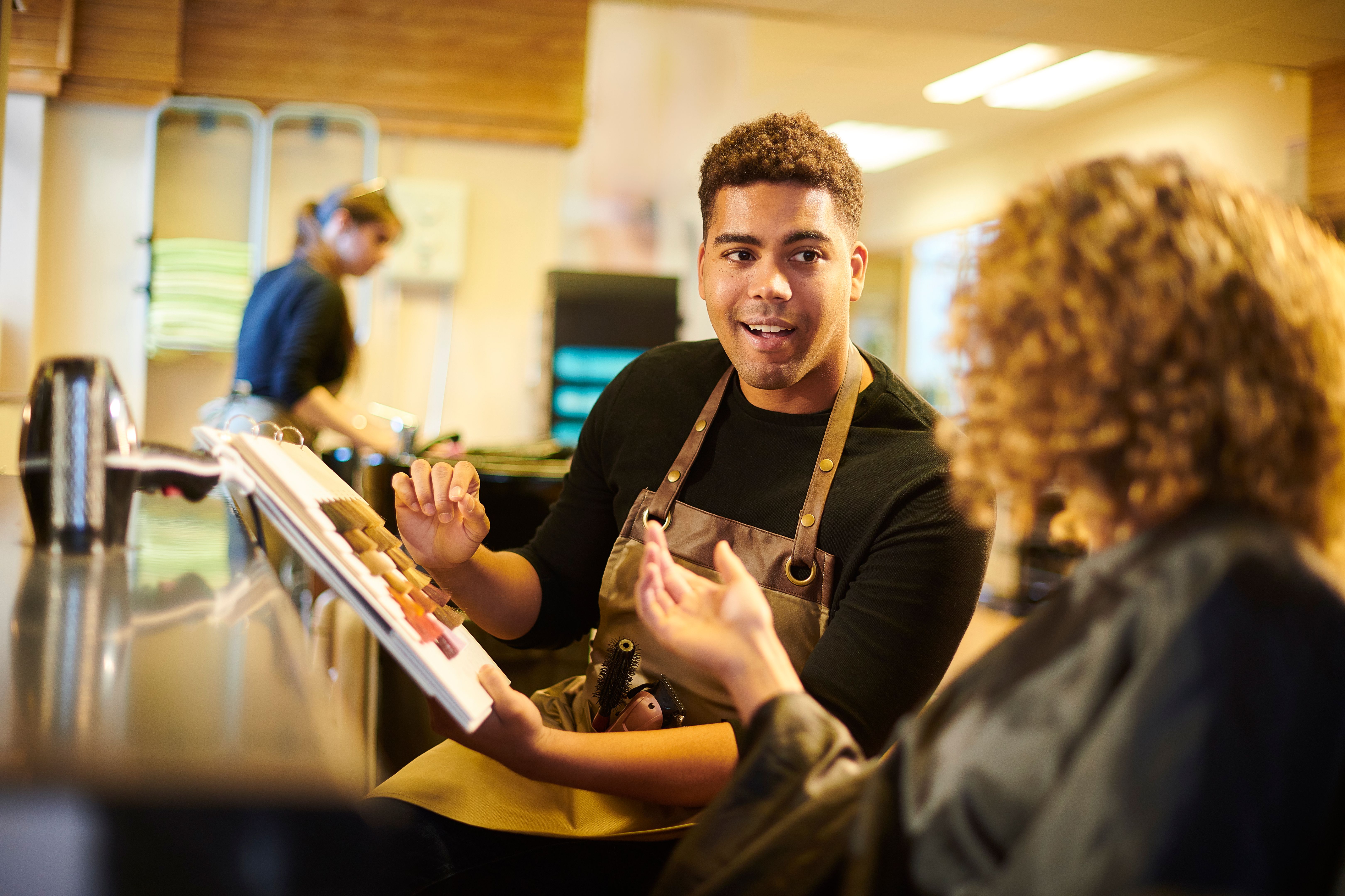 hair salon consultation