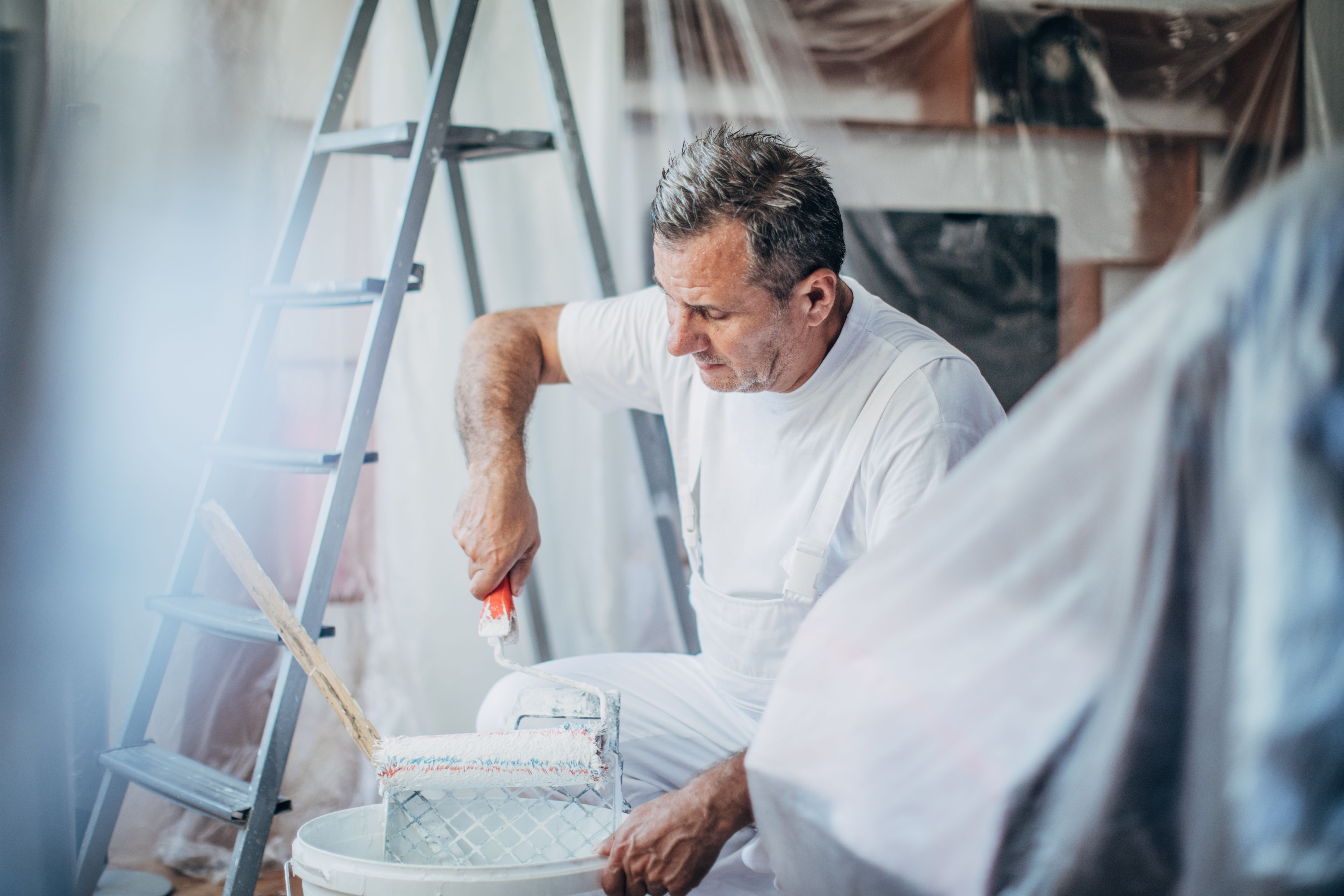 professional painter working