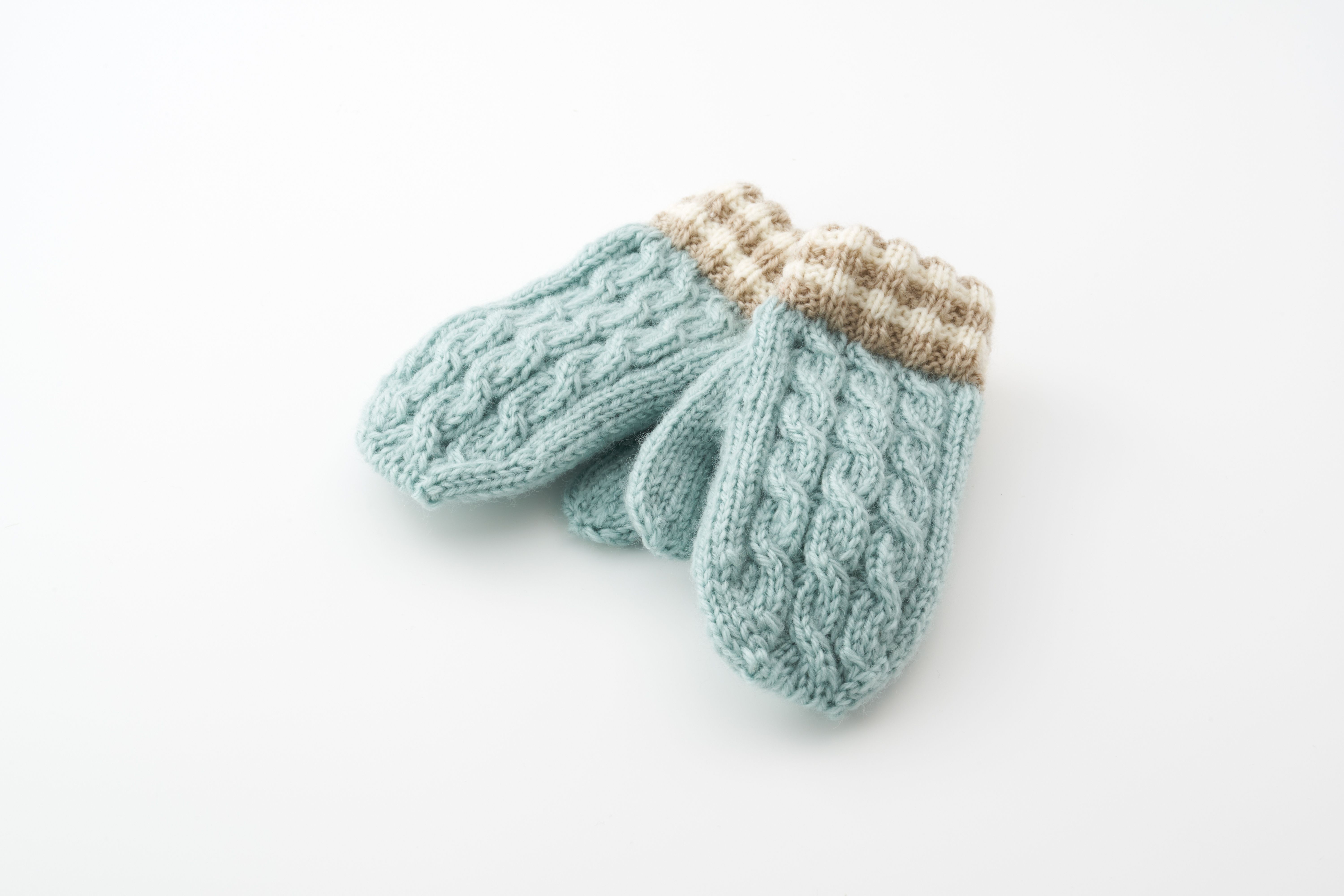 knitted mittens
