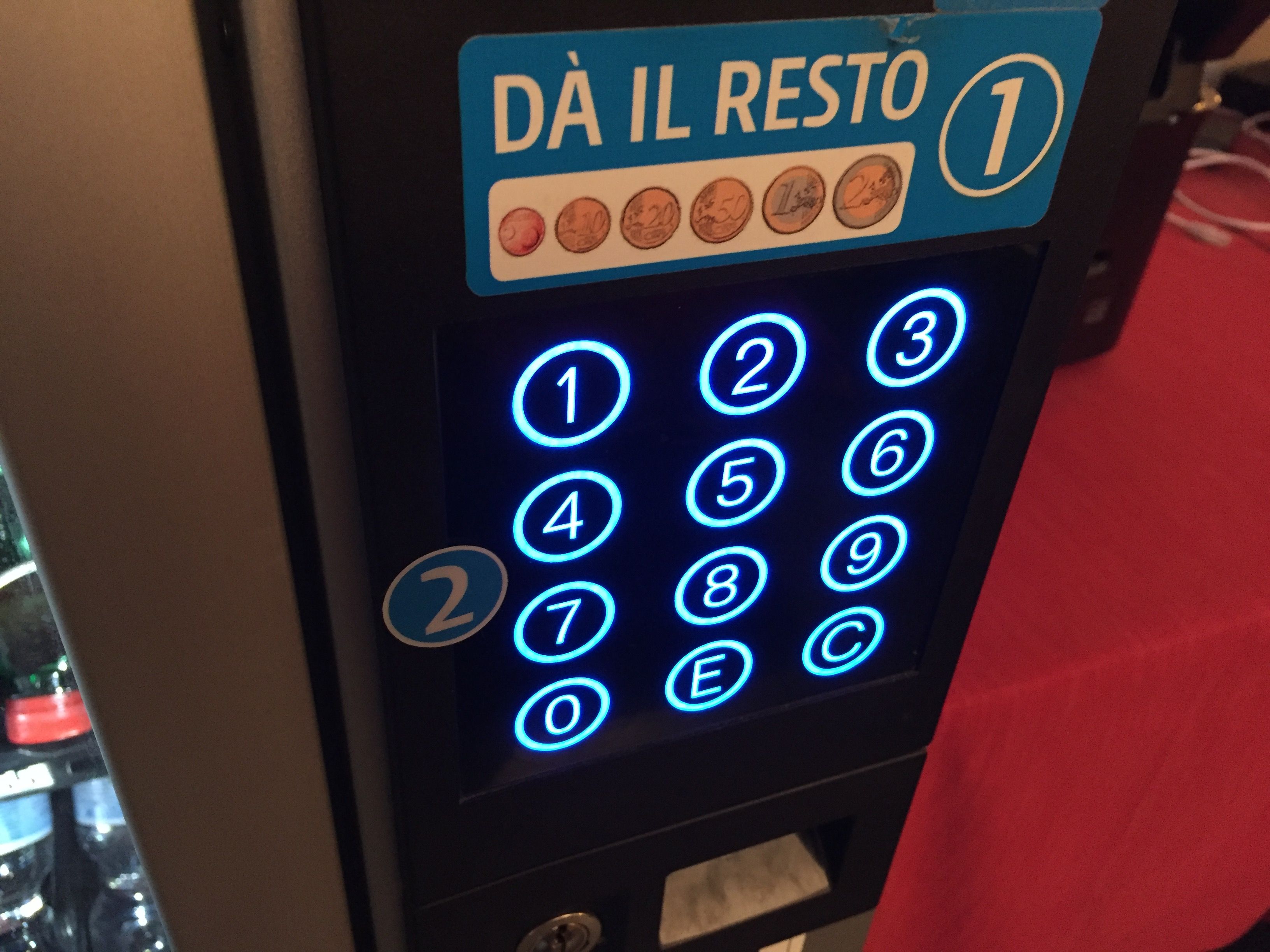 posizione distributore automatico