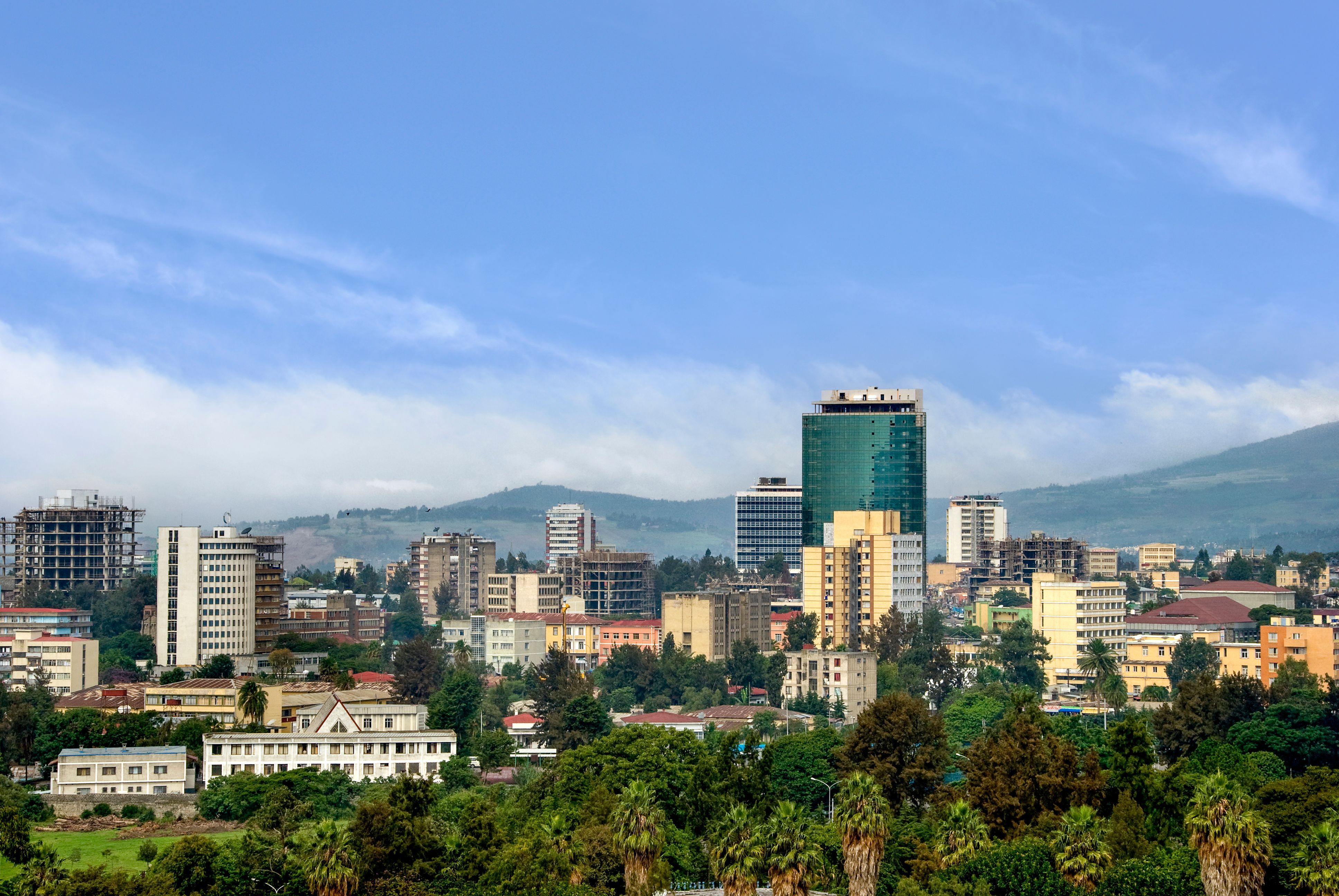 addis ababa skyline