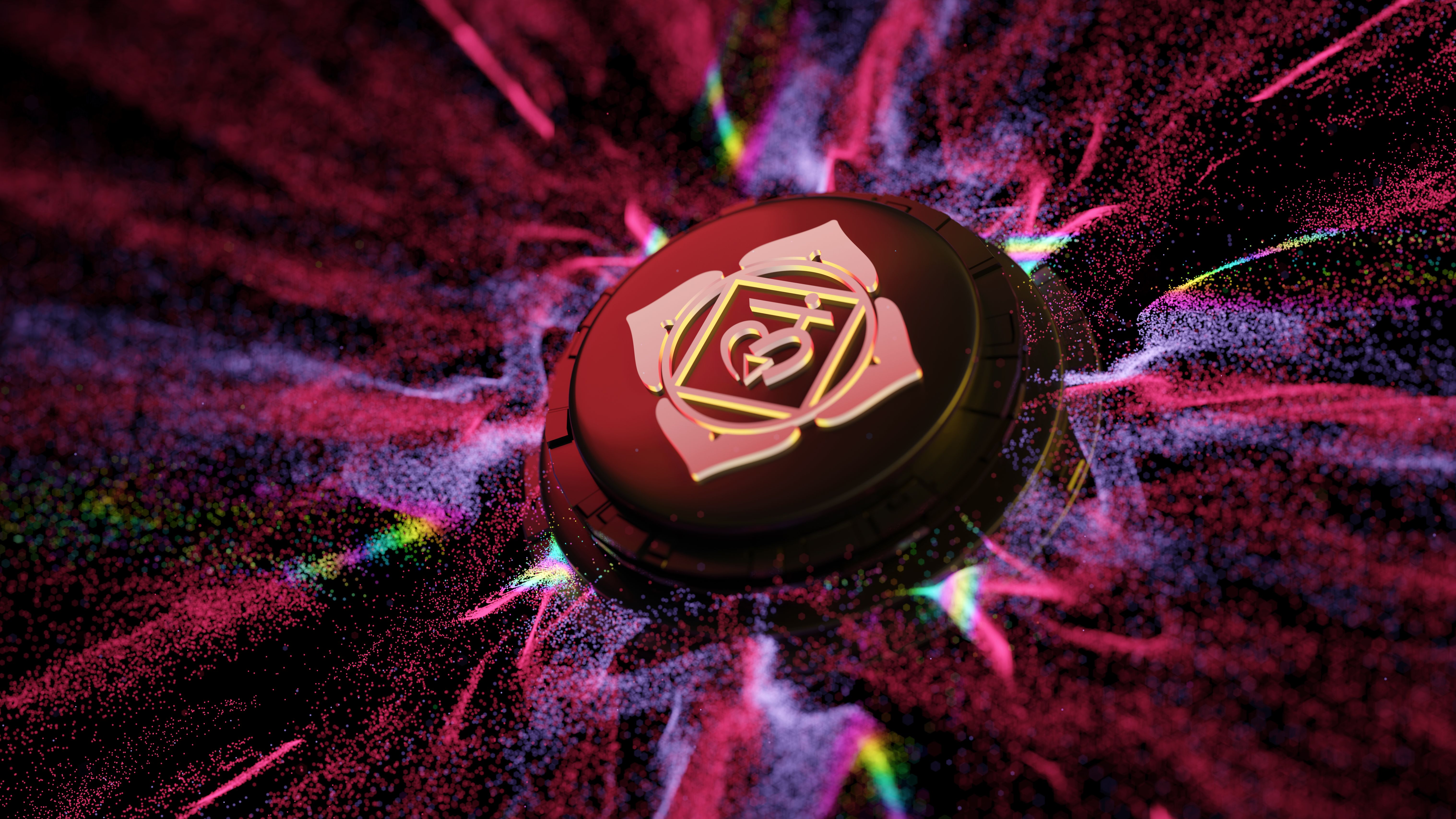 Abstract background Chakra Muladhara Abstract background Chakra Muladhara