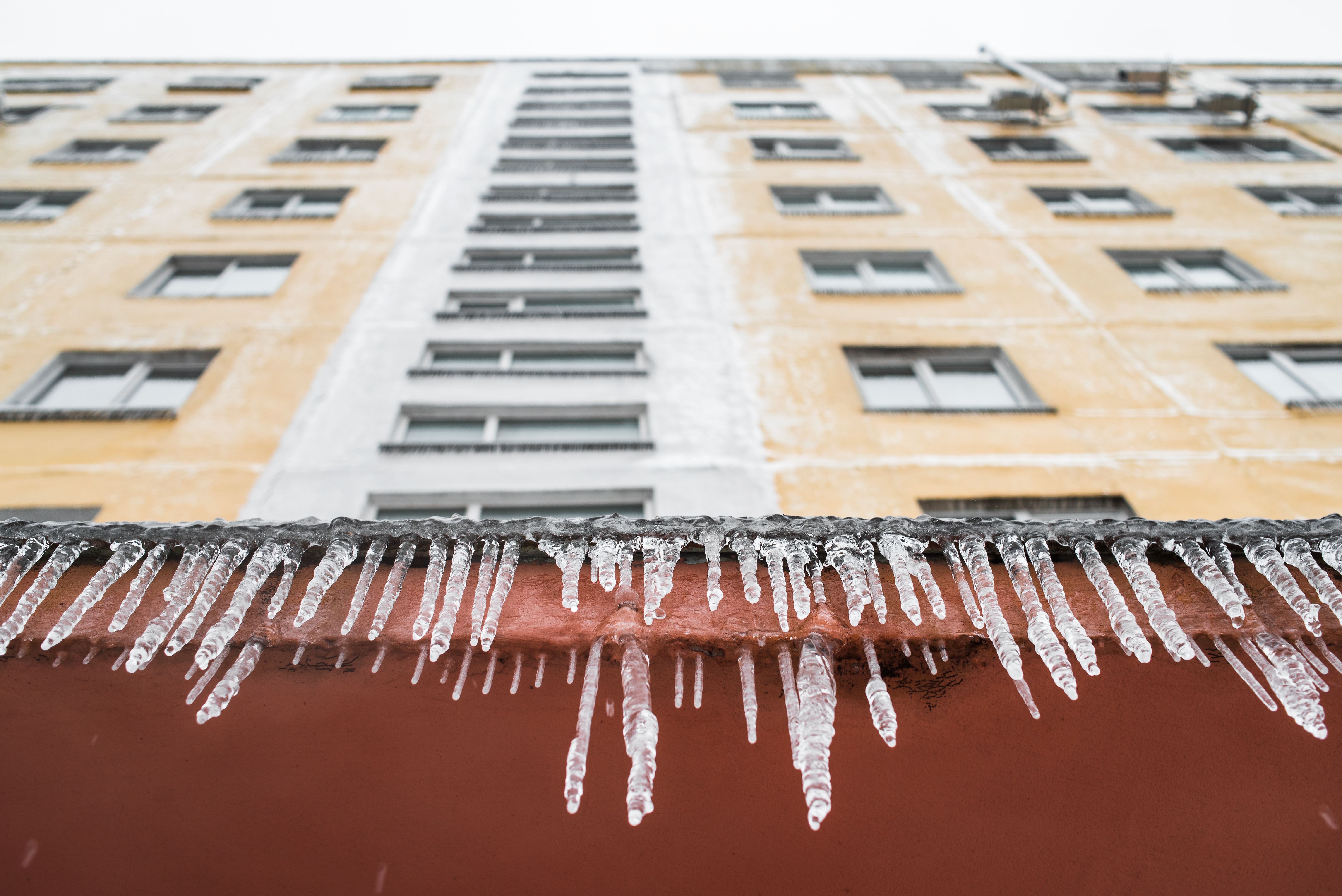 house facade winter