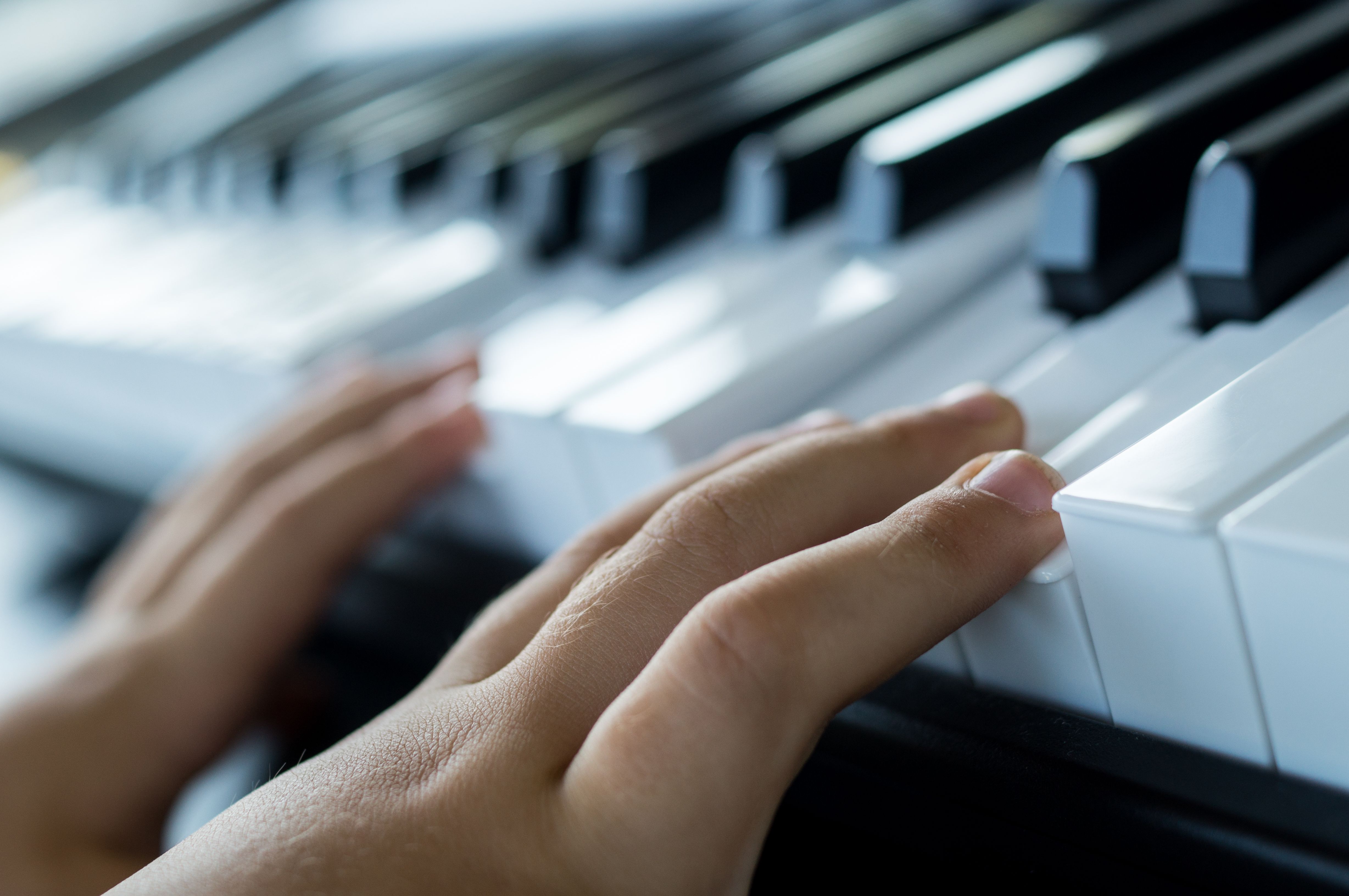 piano student practice